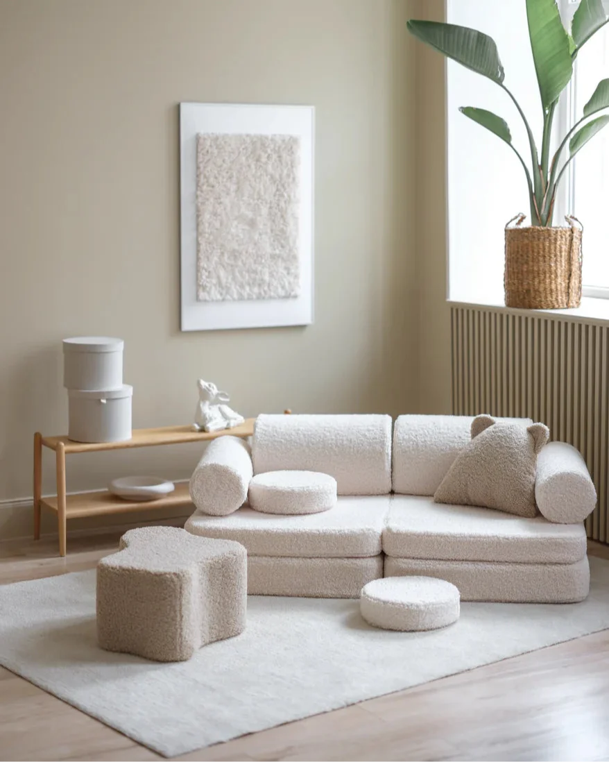 Teddy Settee - White