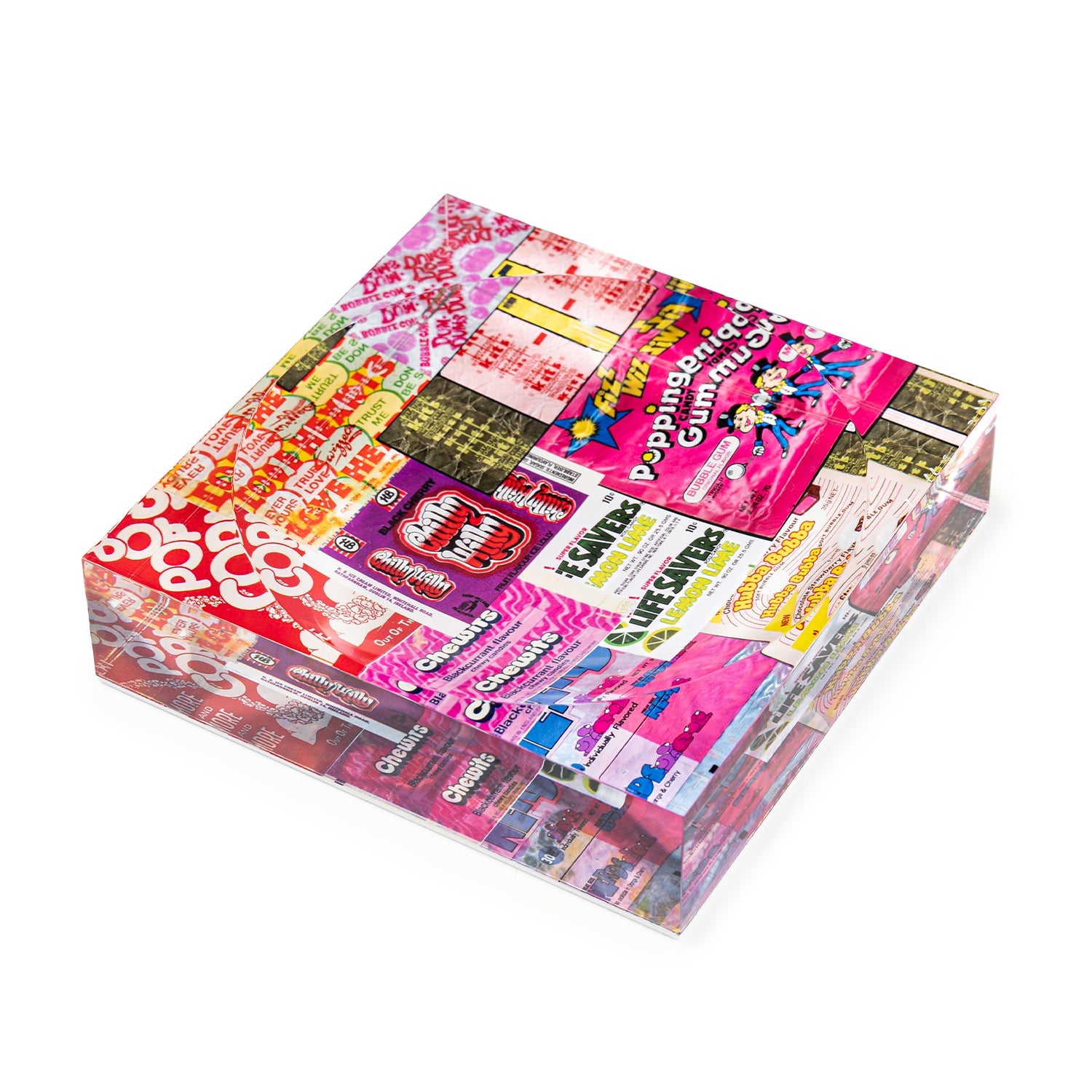 Candy Dish Retro Candy Wrappers