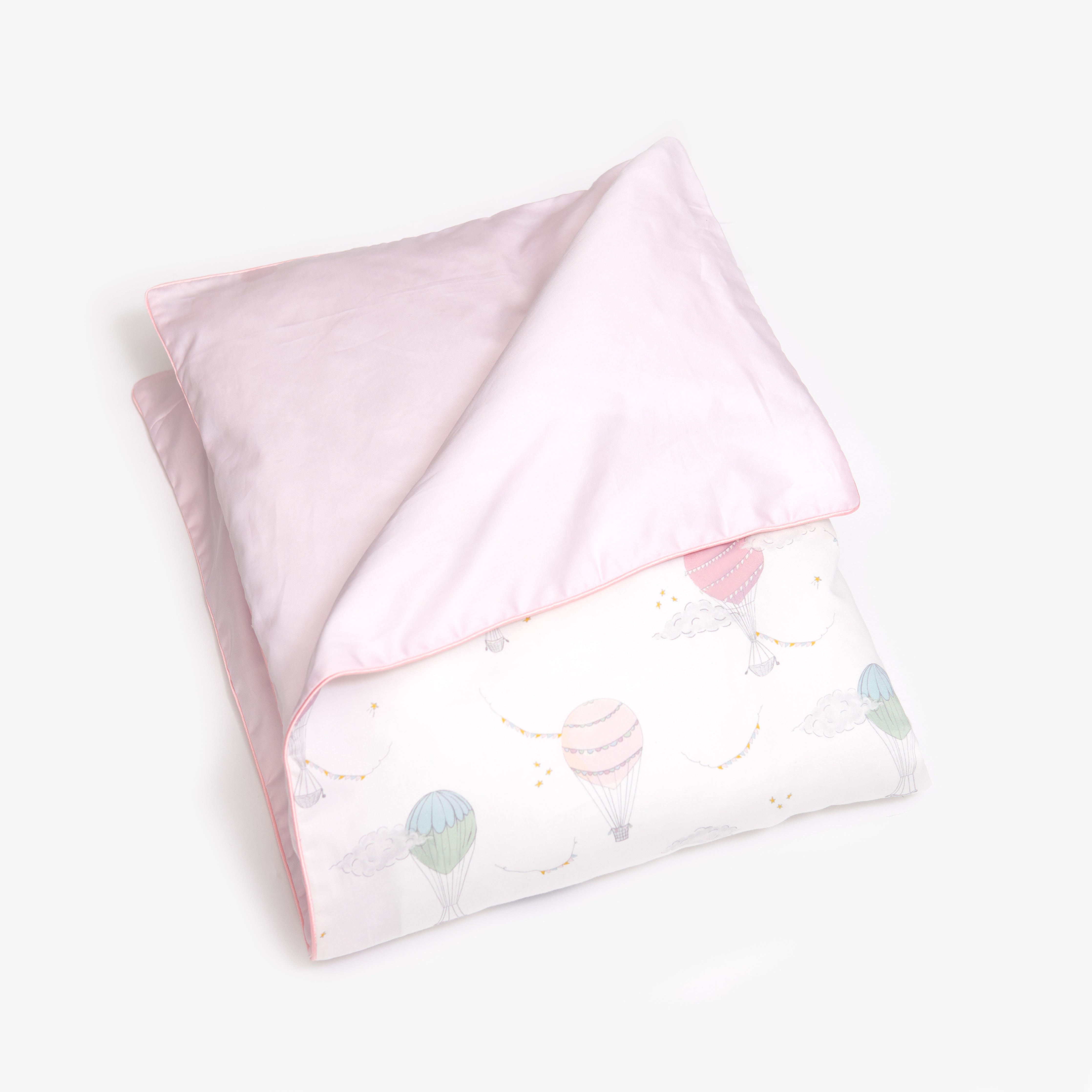 Touch The Sky Toddler Duvet - Pink