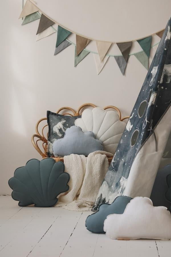 Linen Cloud Pillow - Grey