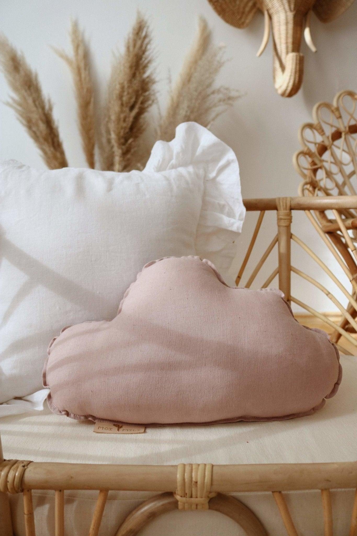 Linen Cloud Pillow - Pink