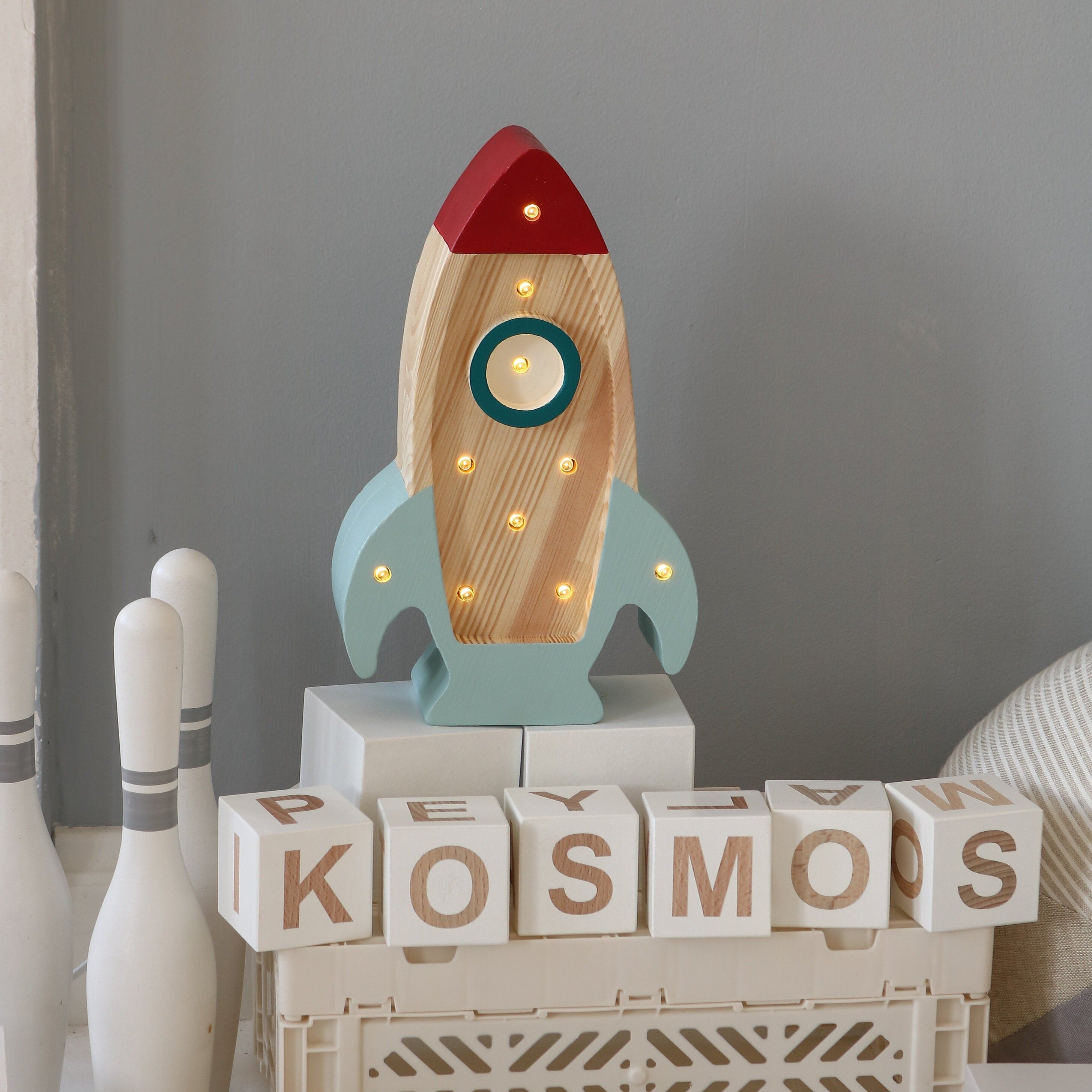 Mini Rocket Ship Nightlight