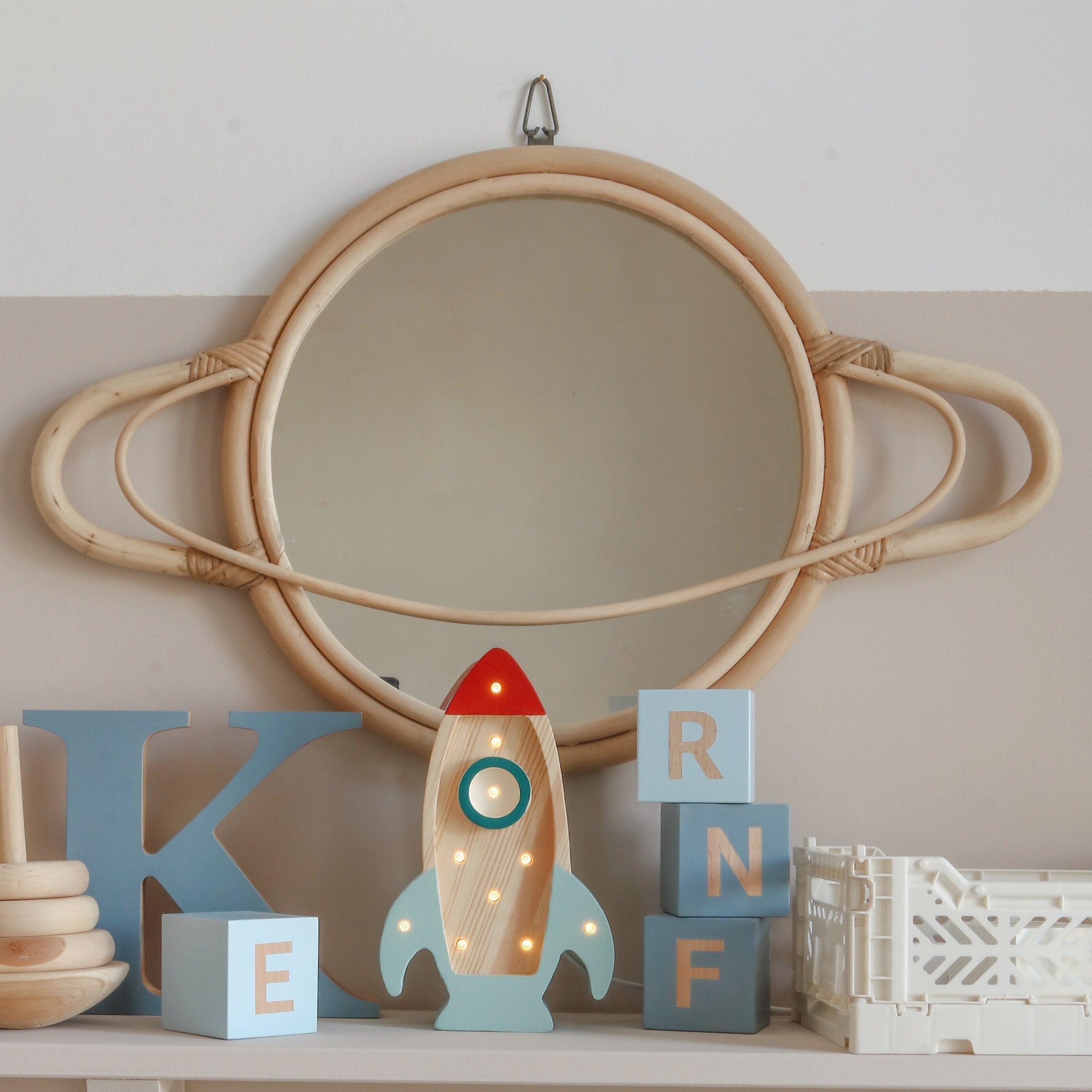 Mini Rocket Ship Nightlight