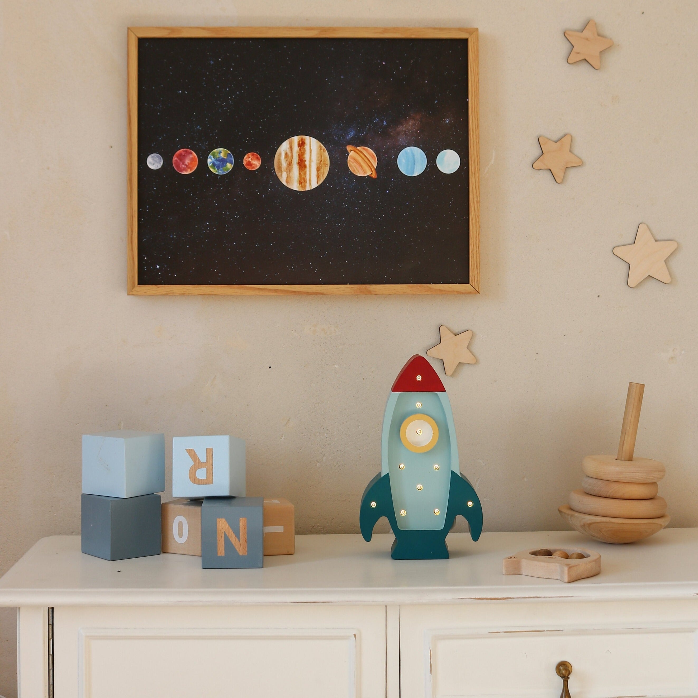 Mini Rocket Ship Nightlight