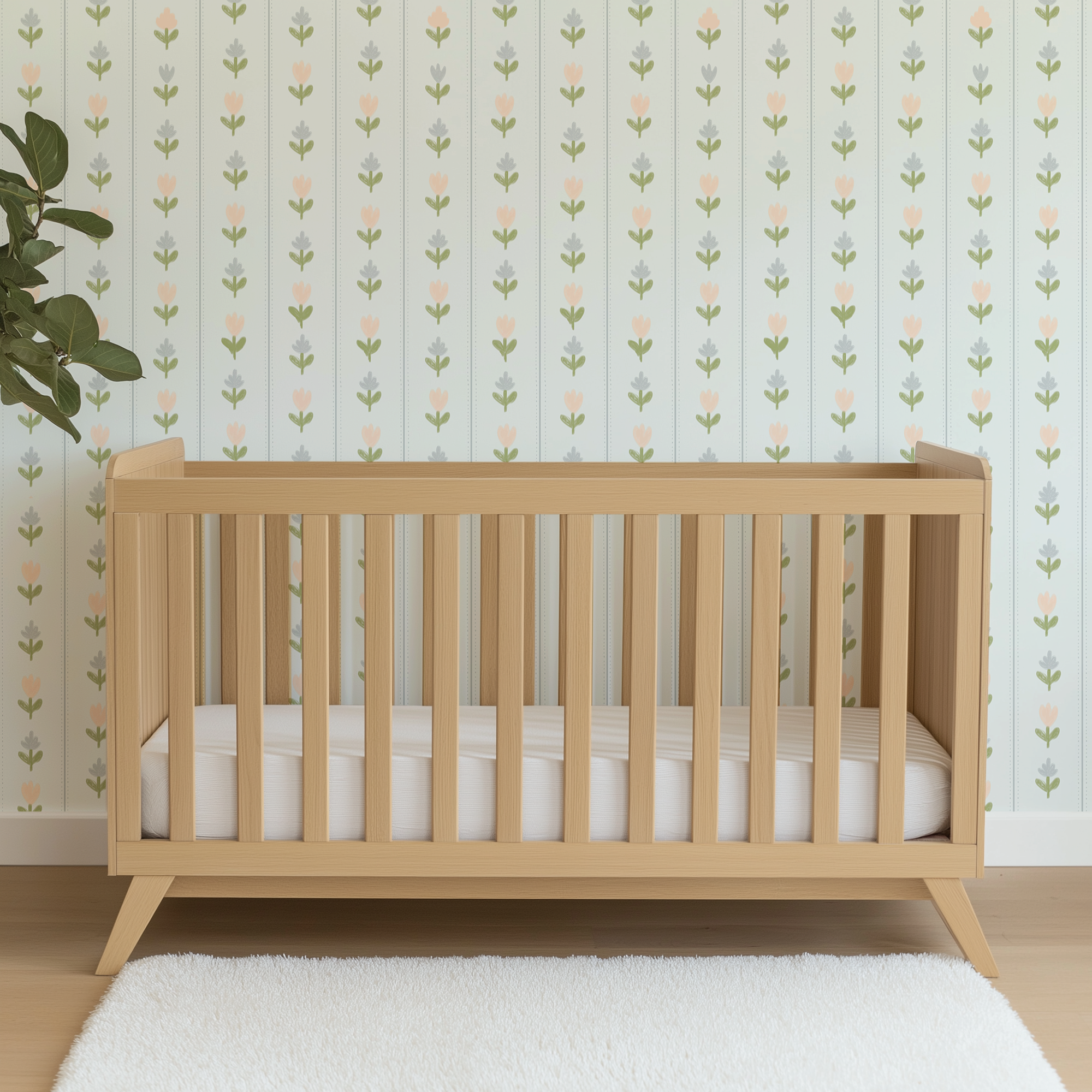 Tulip Lane Peel and Stick Wallpaper - Blue