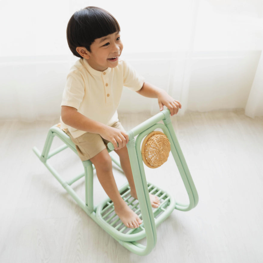 Kids Vespa Rocker Rattan