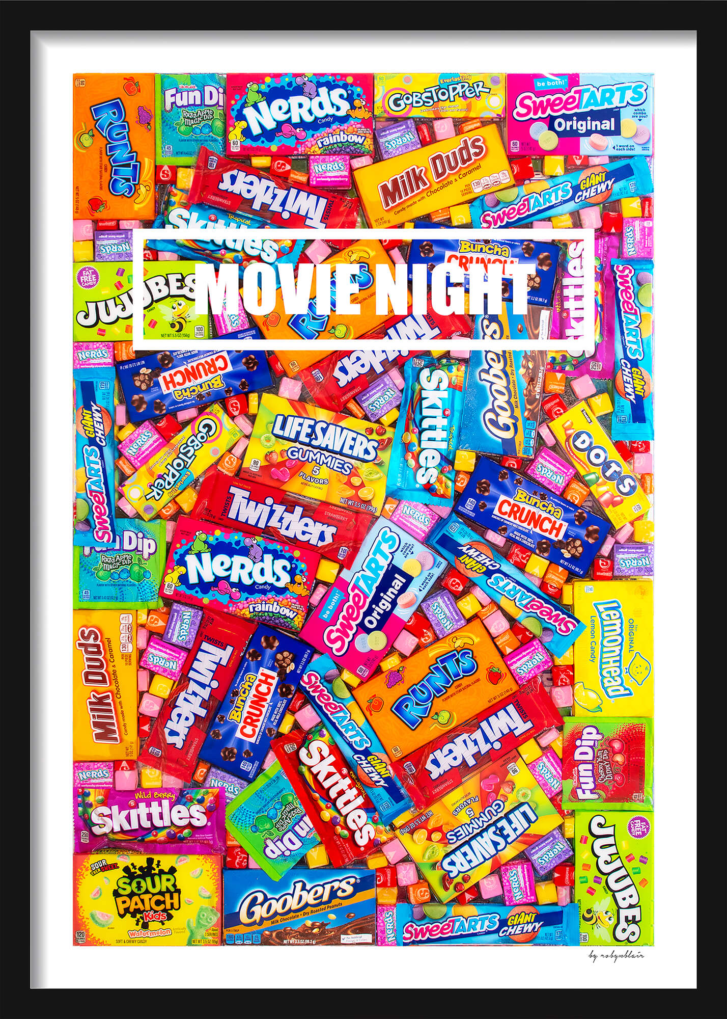 Fine Art Print - Movie Night