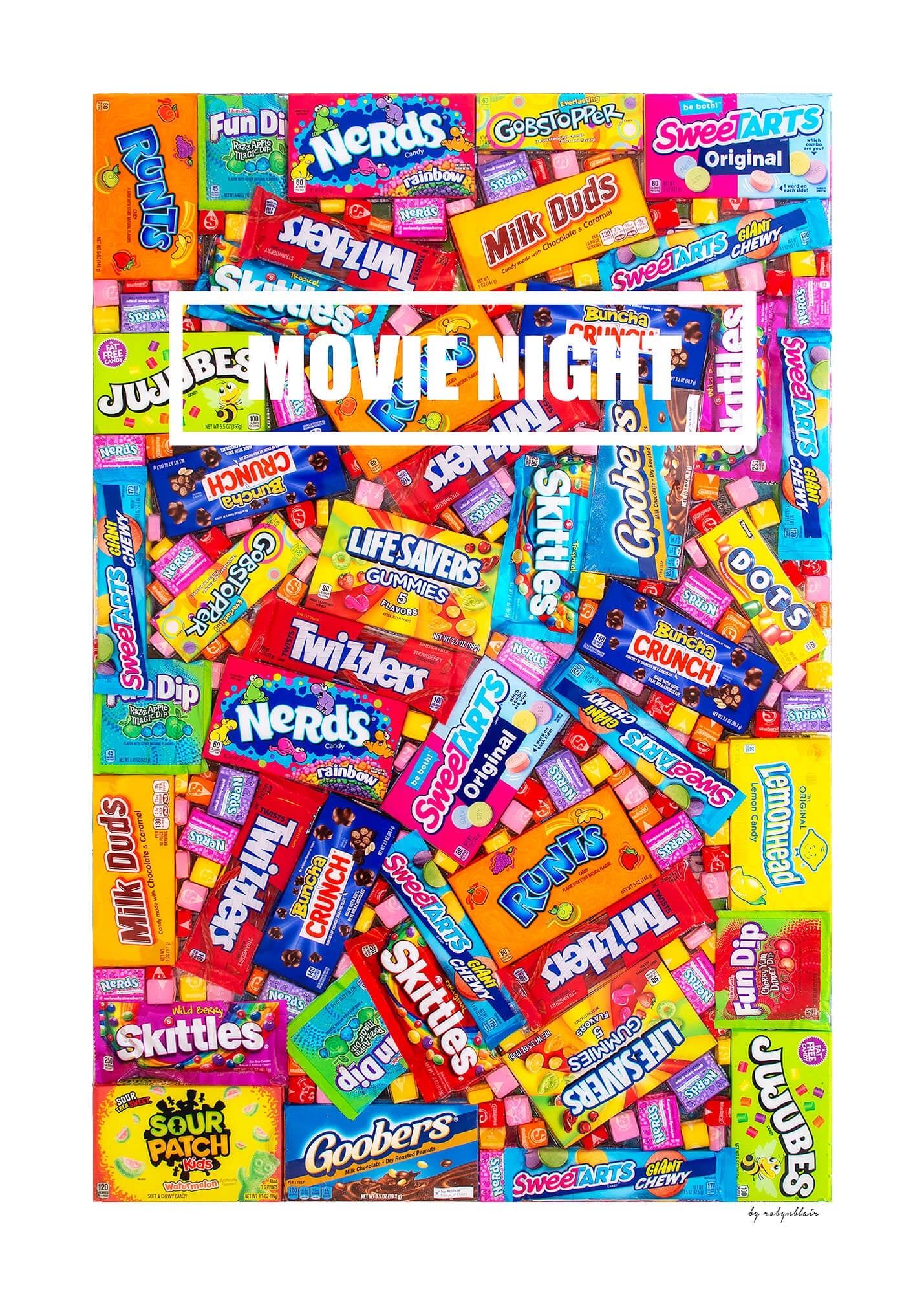 Fine Art Print - Movie Night