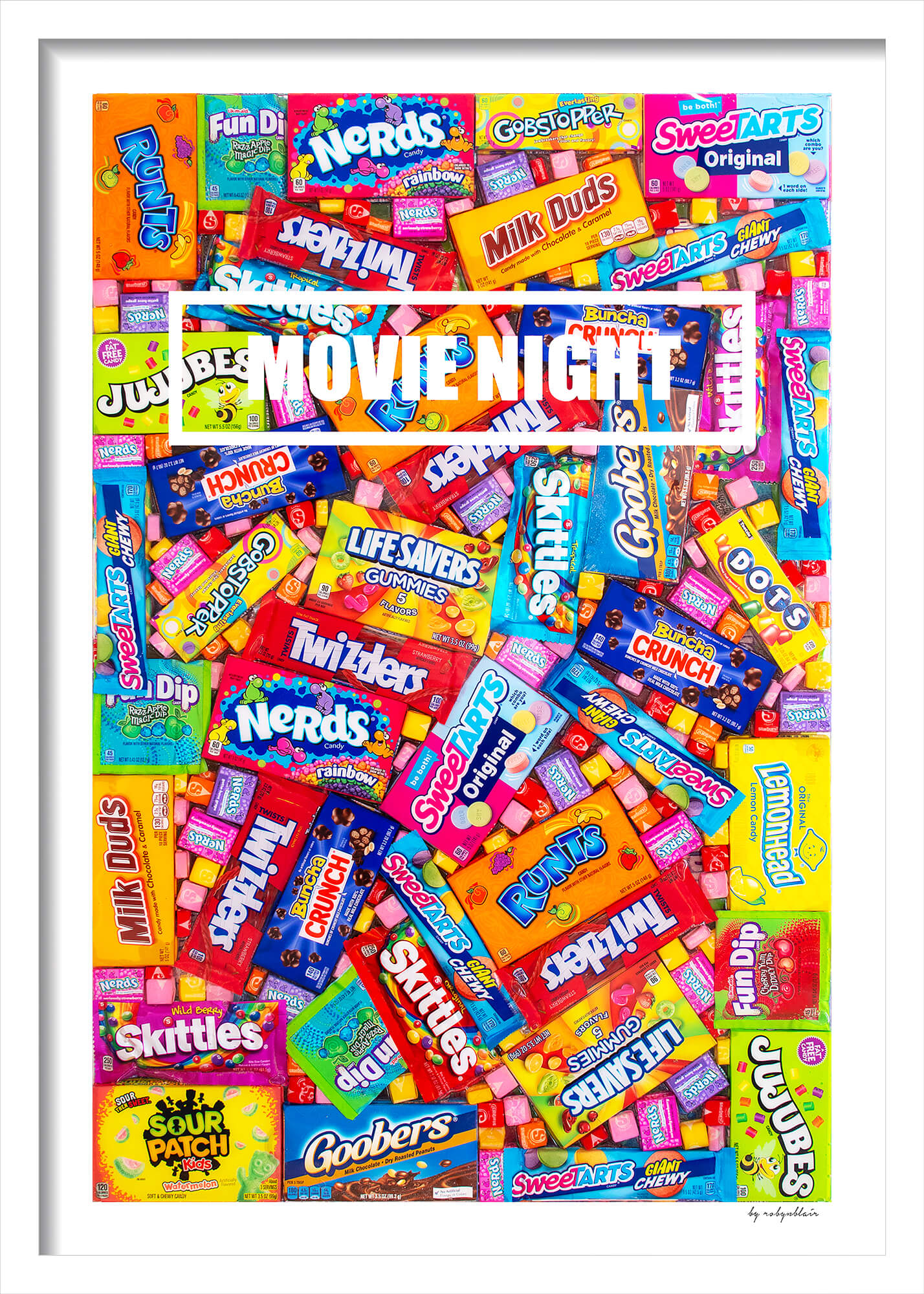 Fine Art Print - Movie Night