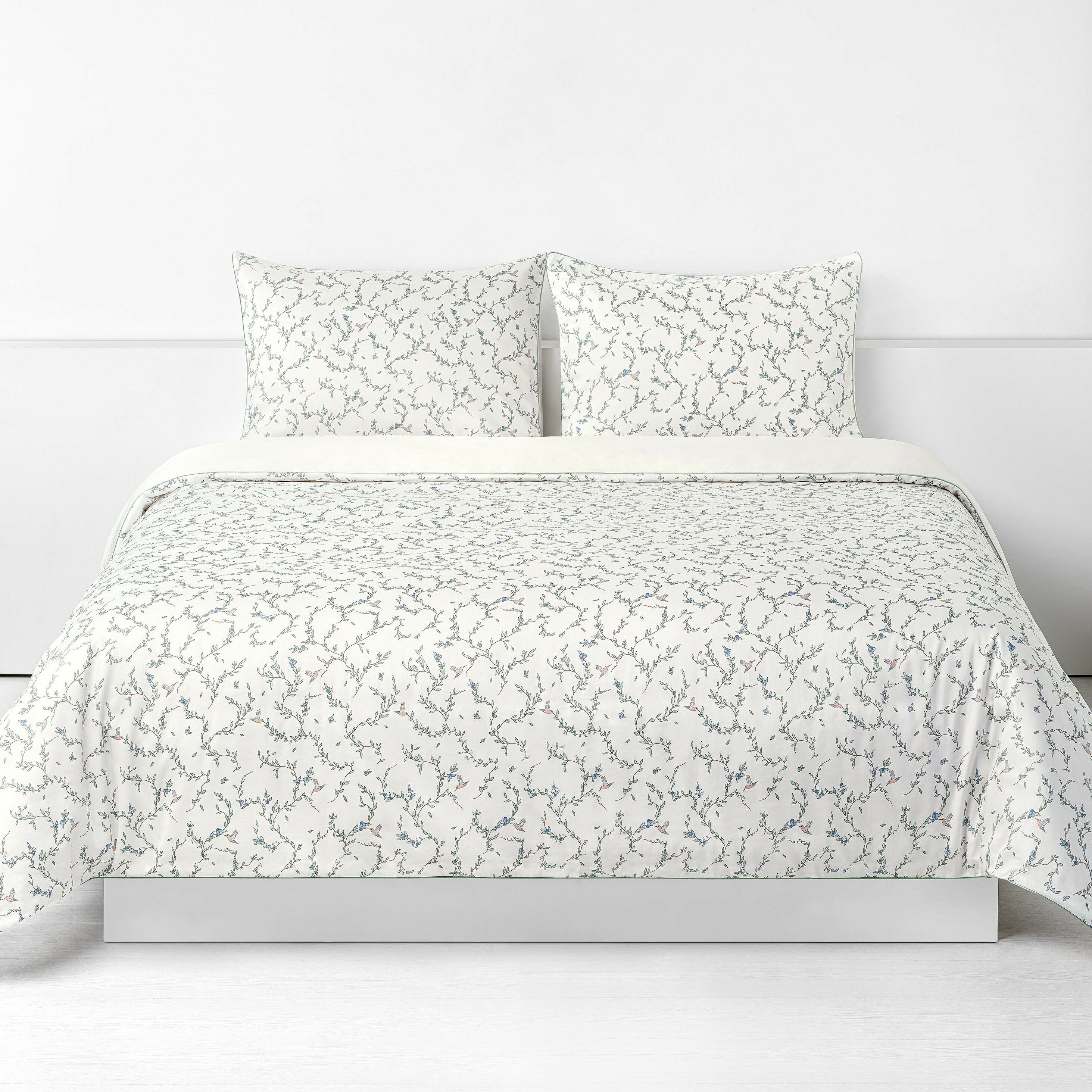 Secret Garden Full/Queen Duvet Cover - Ivory
