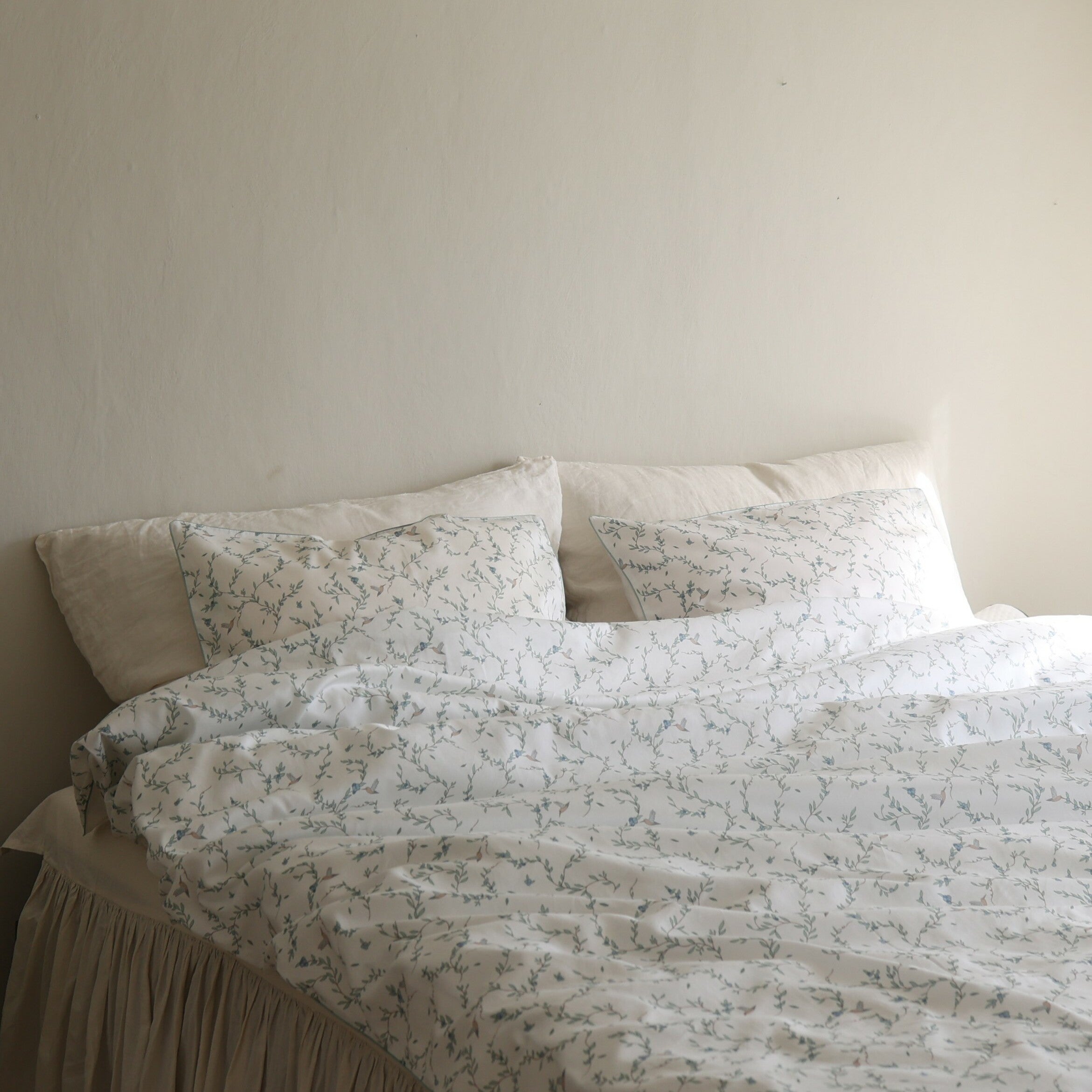 Secret Garden Full/Queen Duvet Cover - Ivory