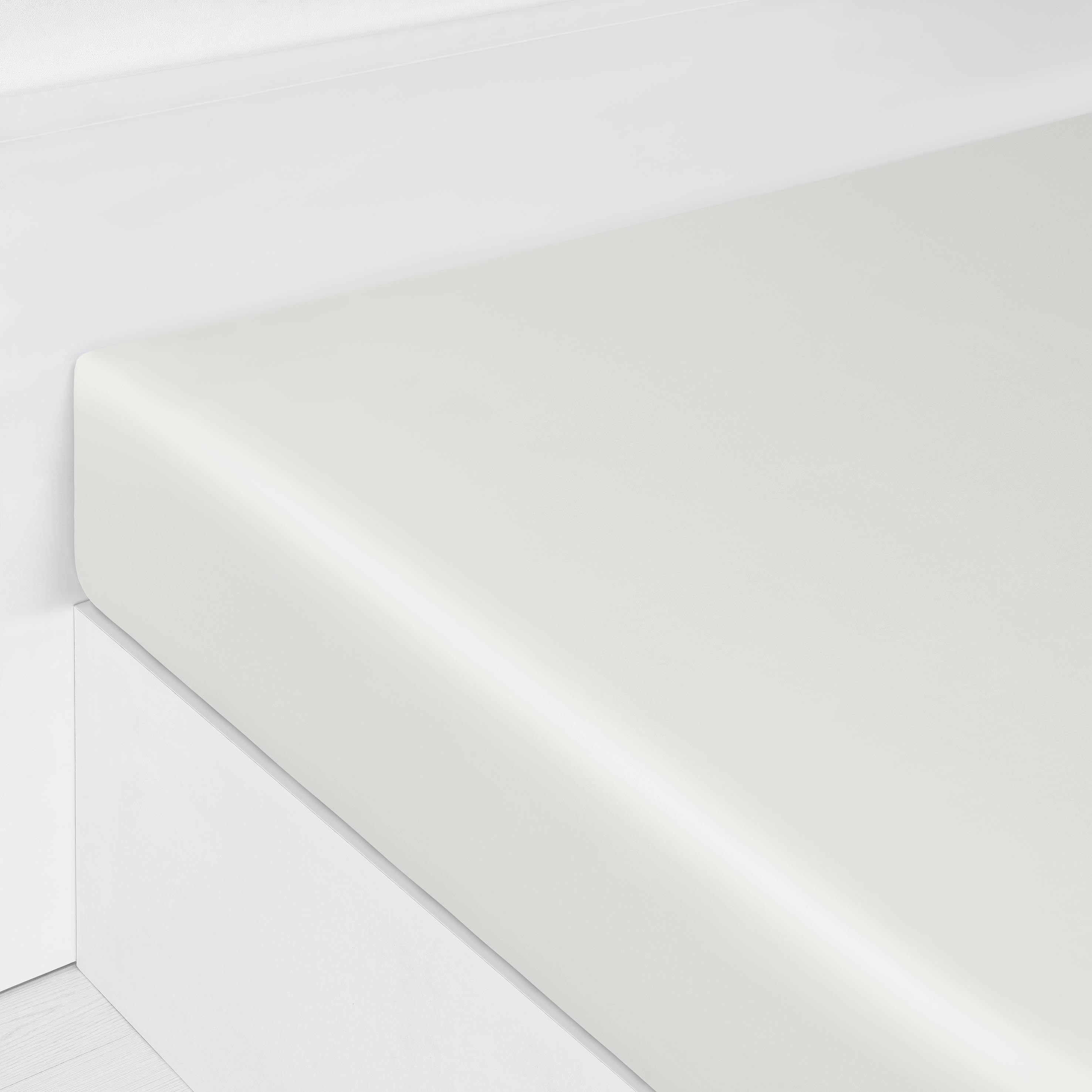 Solid Fitted Sheet - Ivory