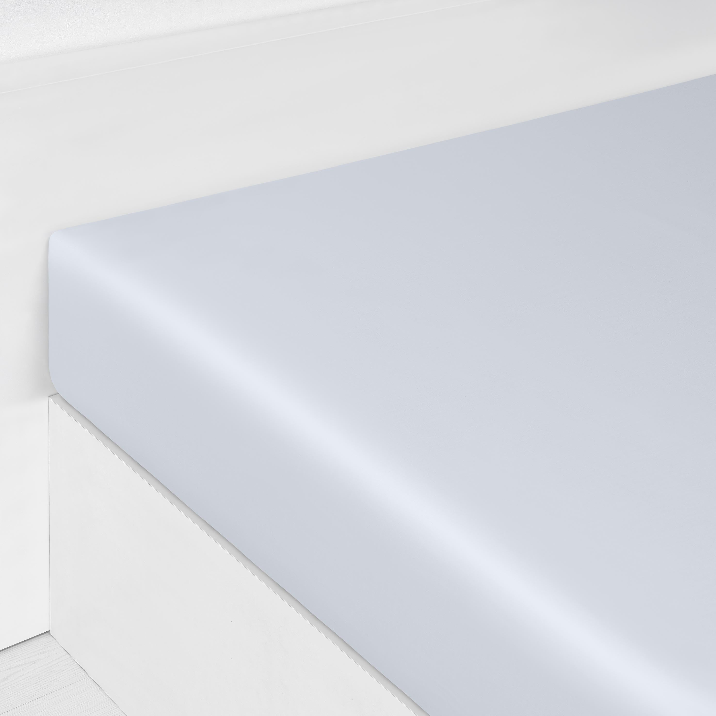 Solid Fitted Sheet - Blue