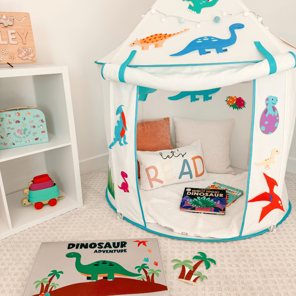 Dinosaur Stickers Add-On to Tent