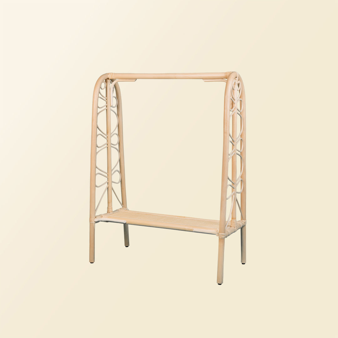 Rattan Kids Montessori Clothing Rack