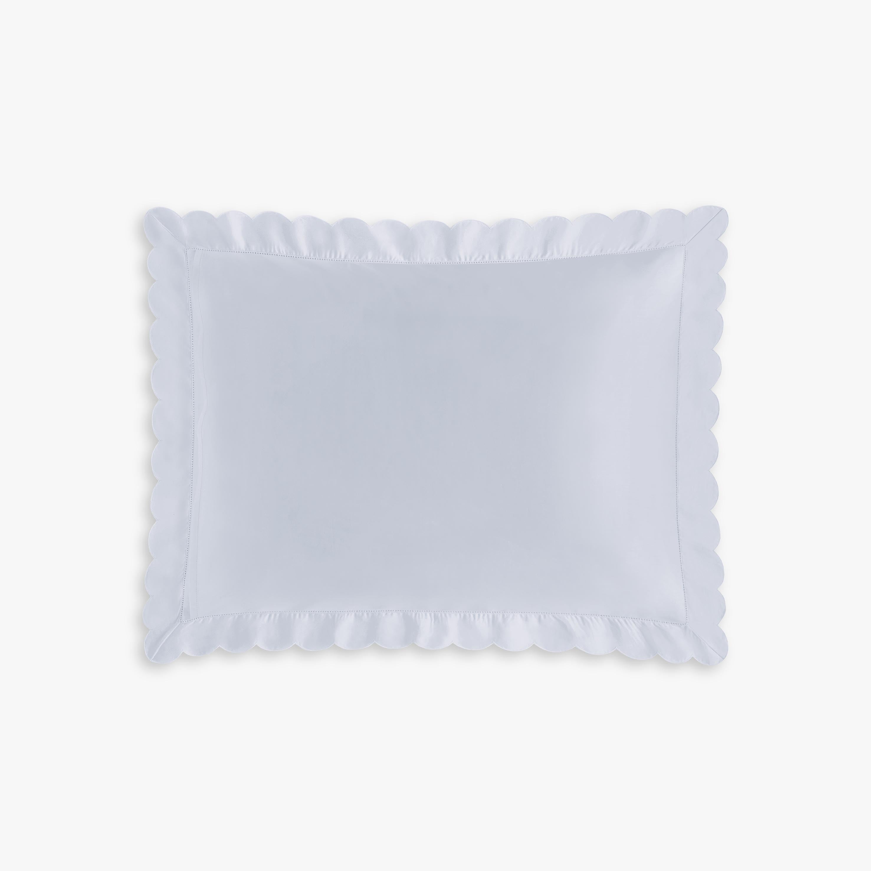 Scalloped Starlight Standard Pillowcase Set - Blue