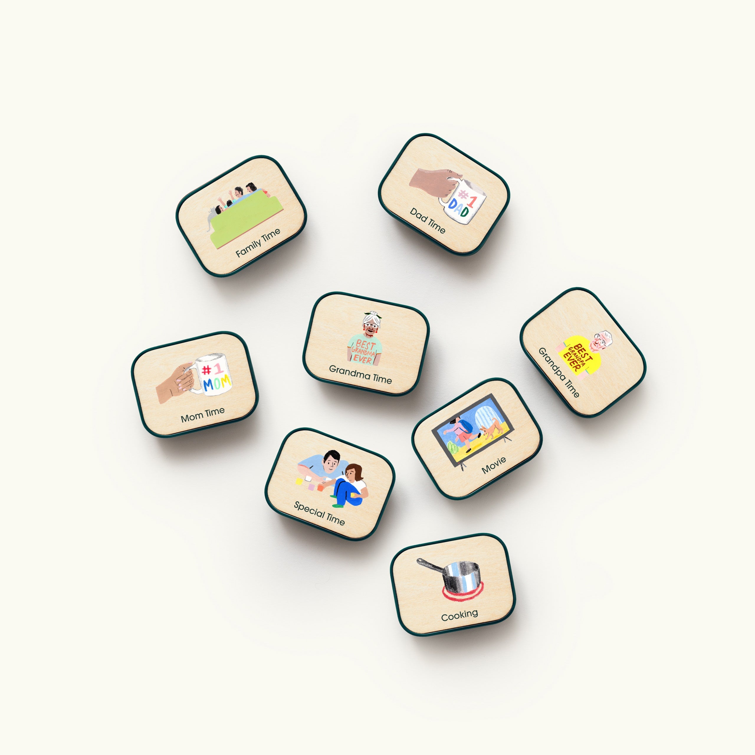 Activity Tiles—Family Time Bundle for Charmspring Board