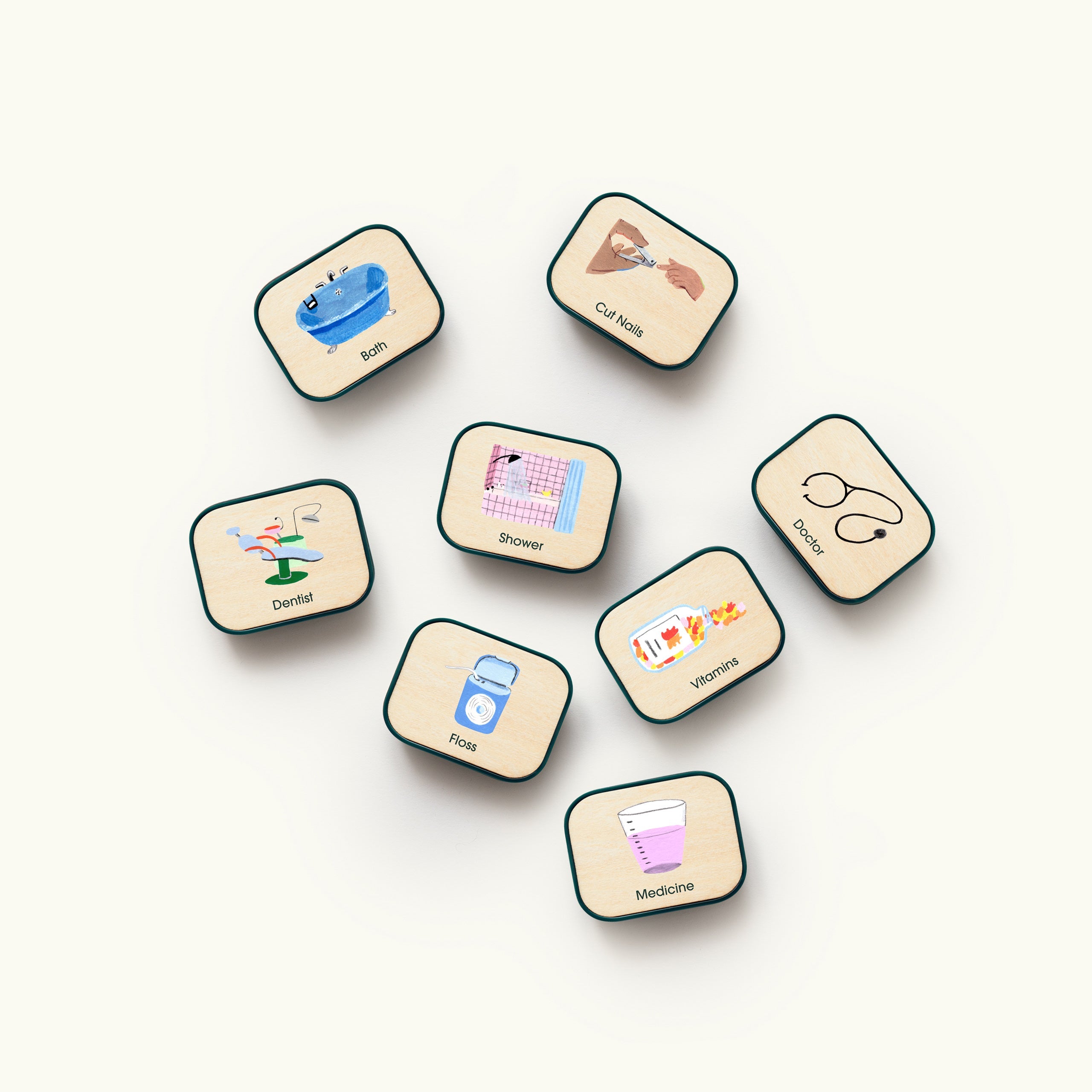 Activity Tiles—Self Care Bundle for Charmspring Boards