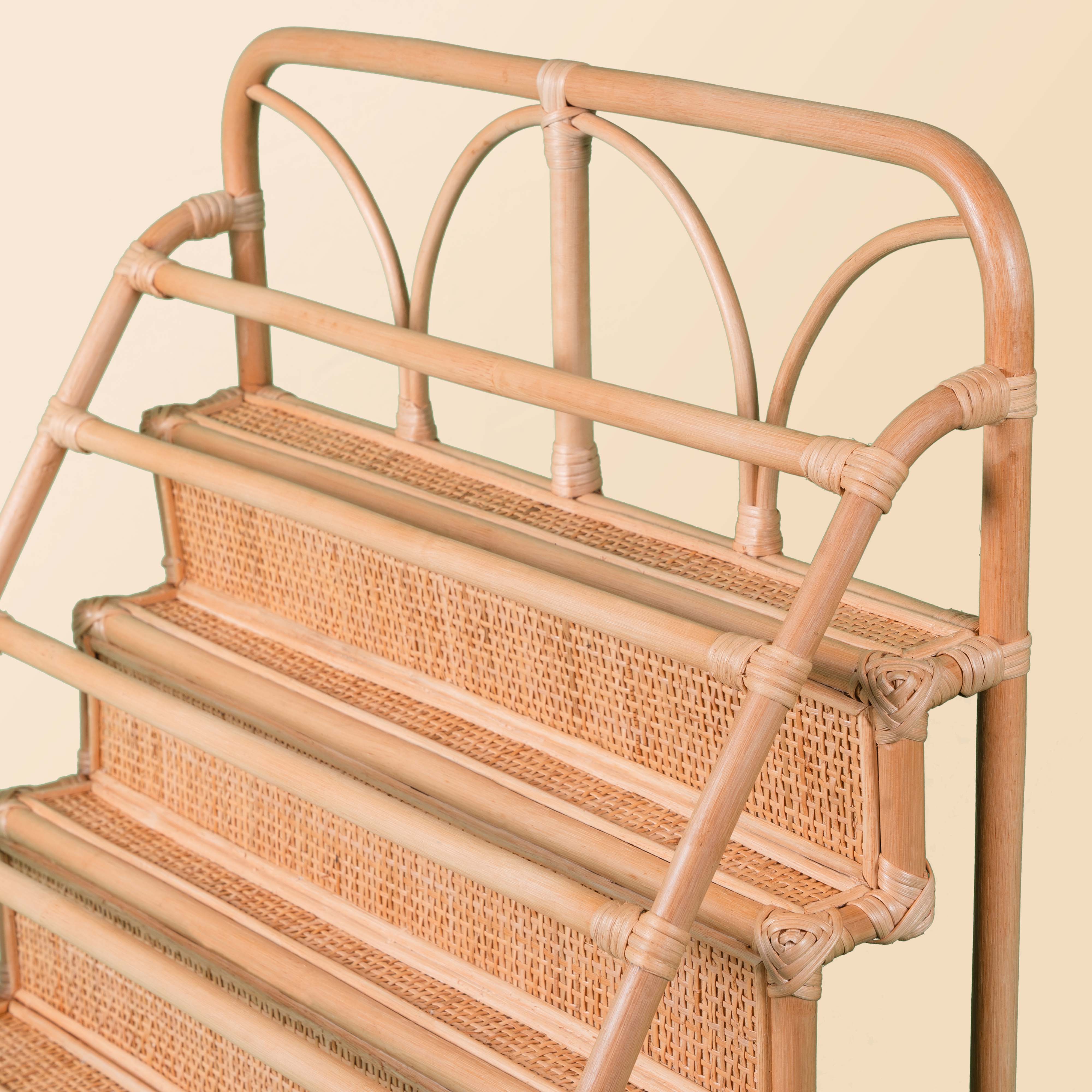 Kids Rattan Montessori Bookshelf