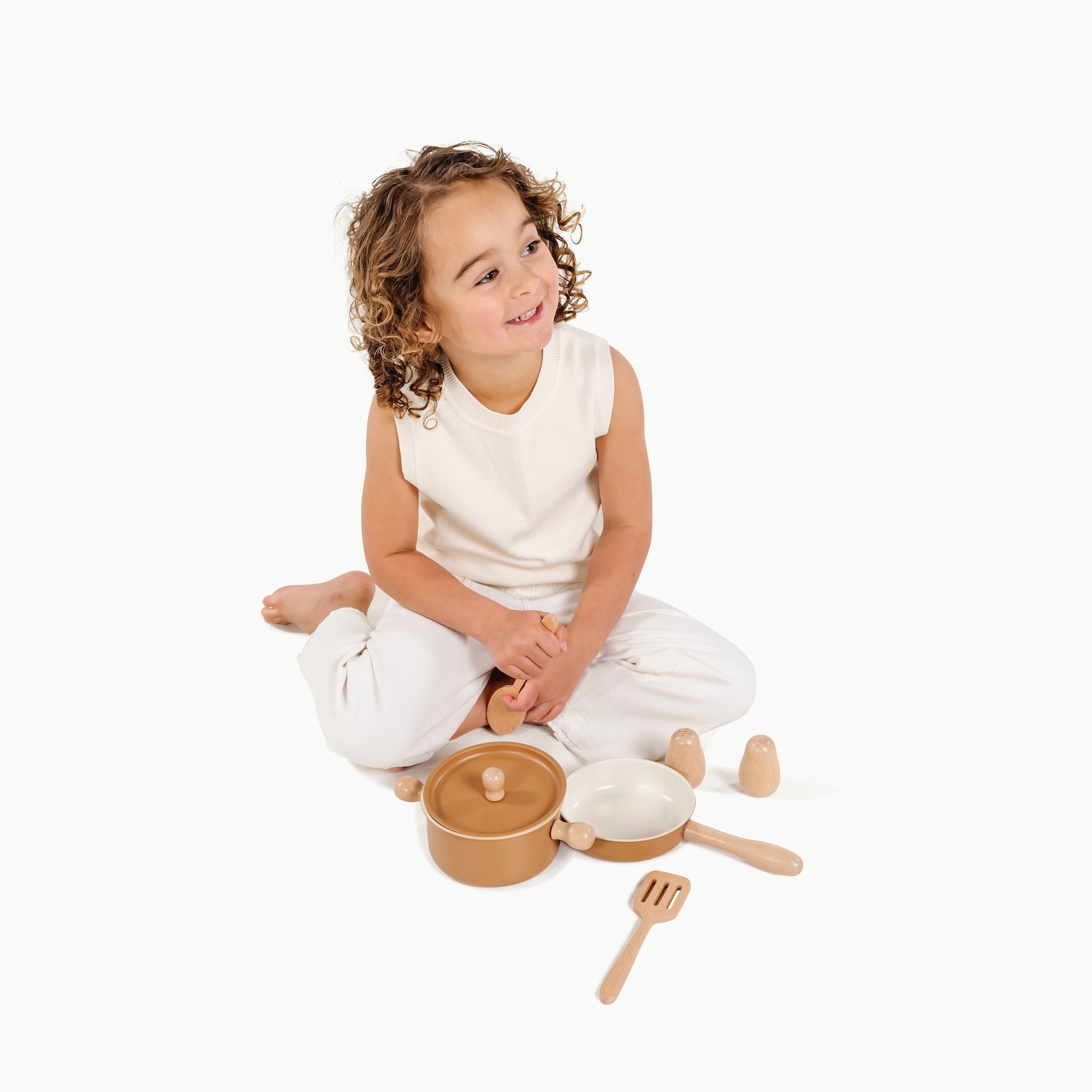Wooden Play Cooking Set