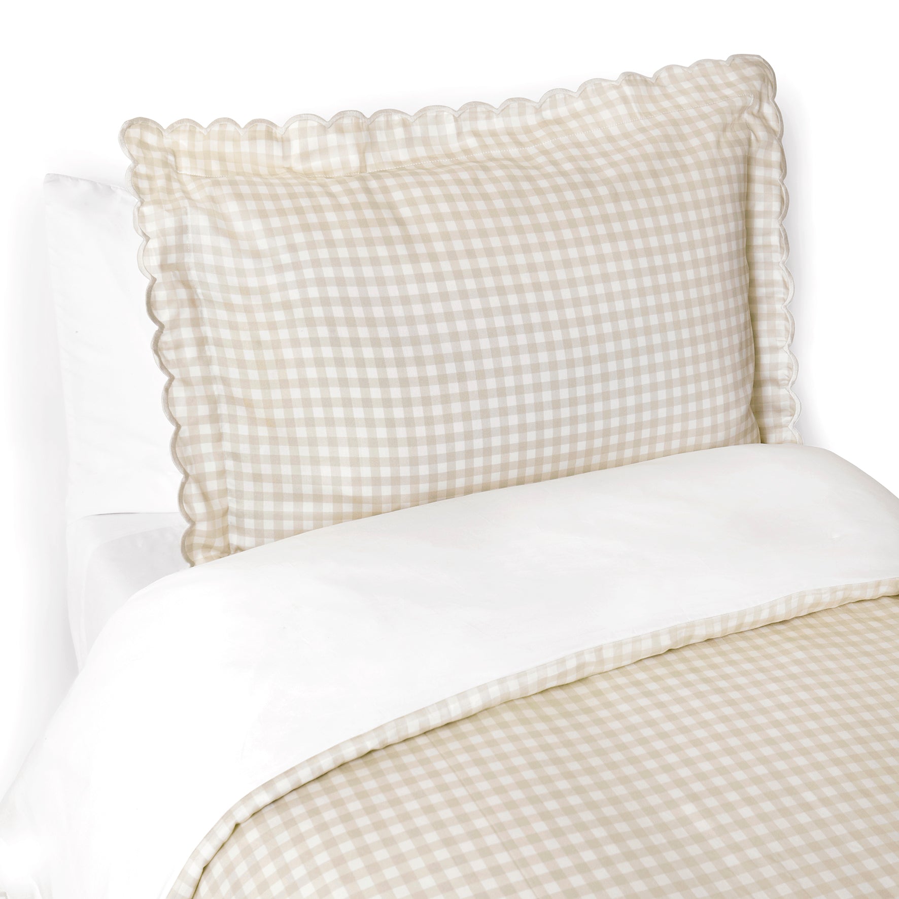 Picnic Gingham Twin Set - Beige