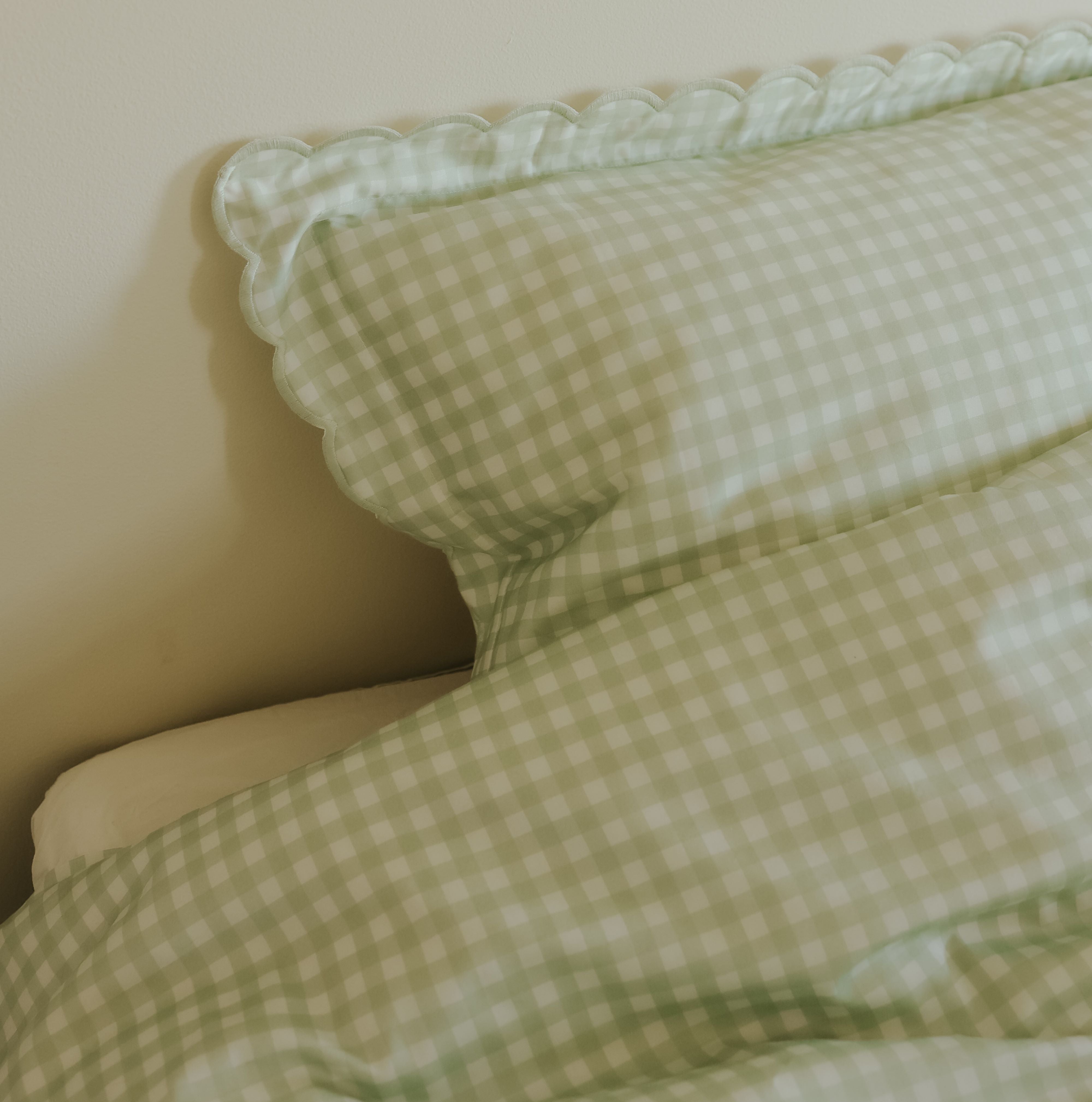 Picnic Gingham Standard Pillowcase Set - Green
