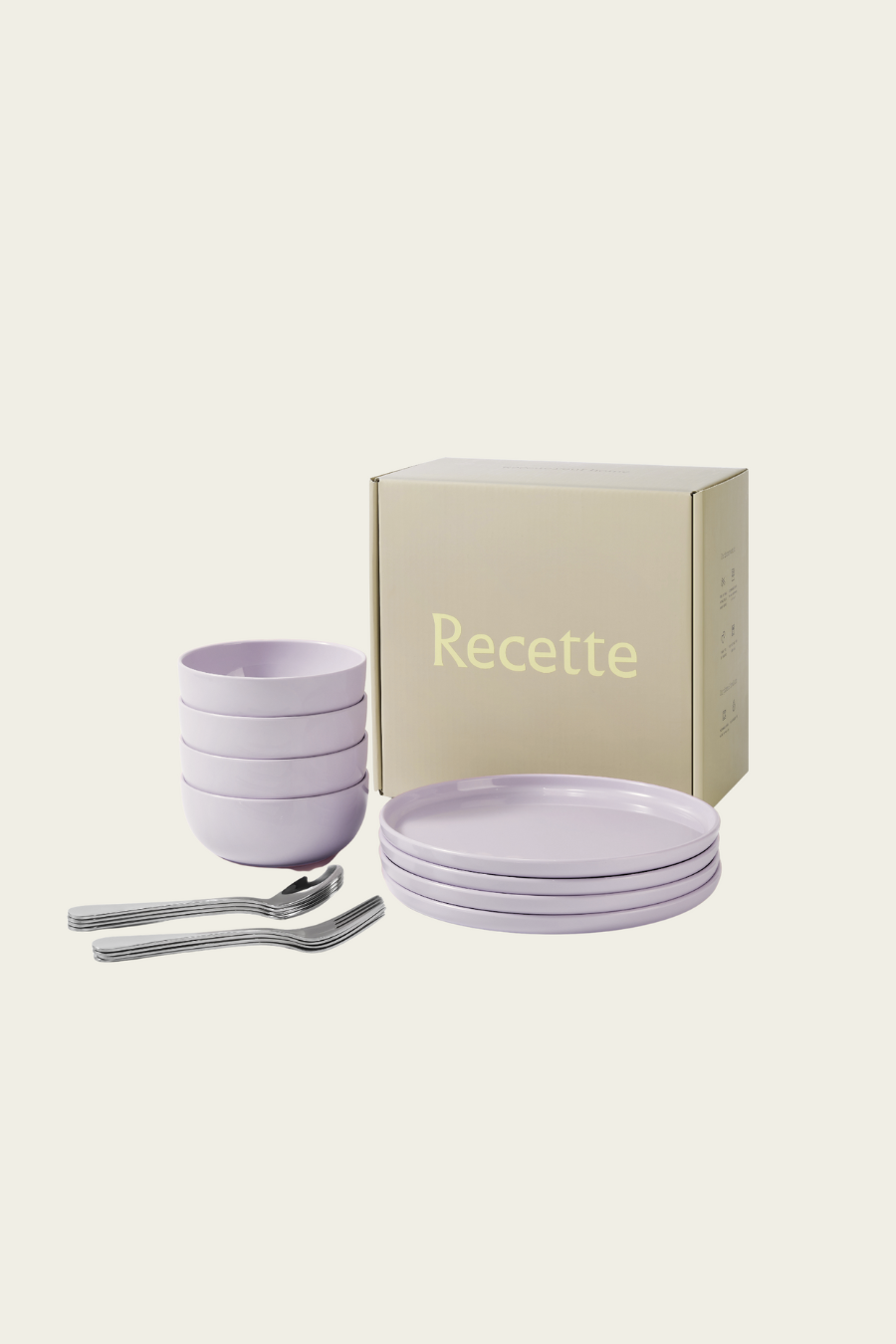 Complete Dinnerware Set Gray