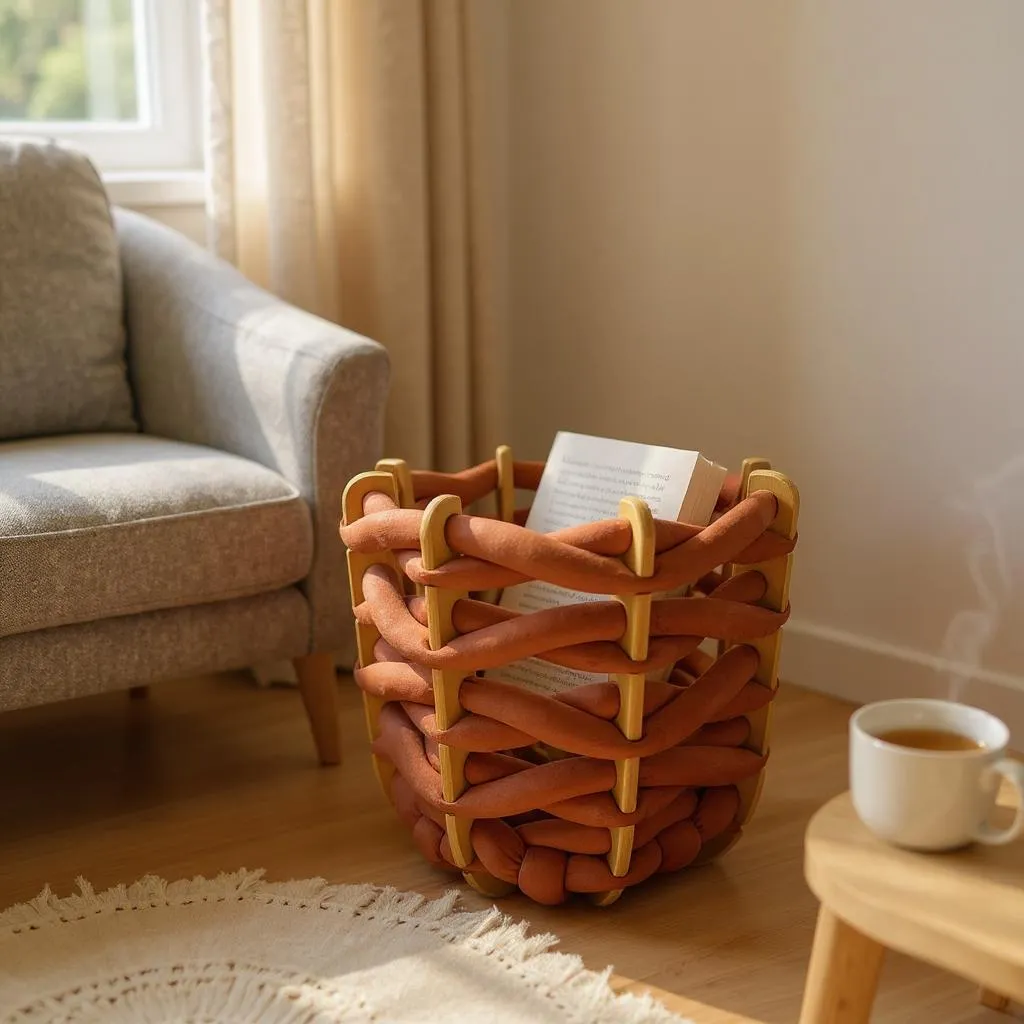 Large Hull Basket - Burnt Orange