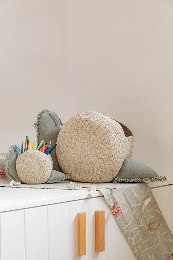 Big Snail Basket - Green
