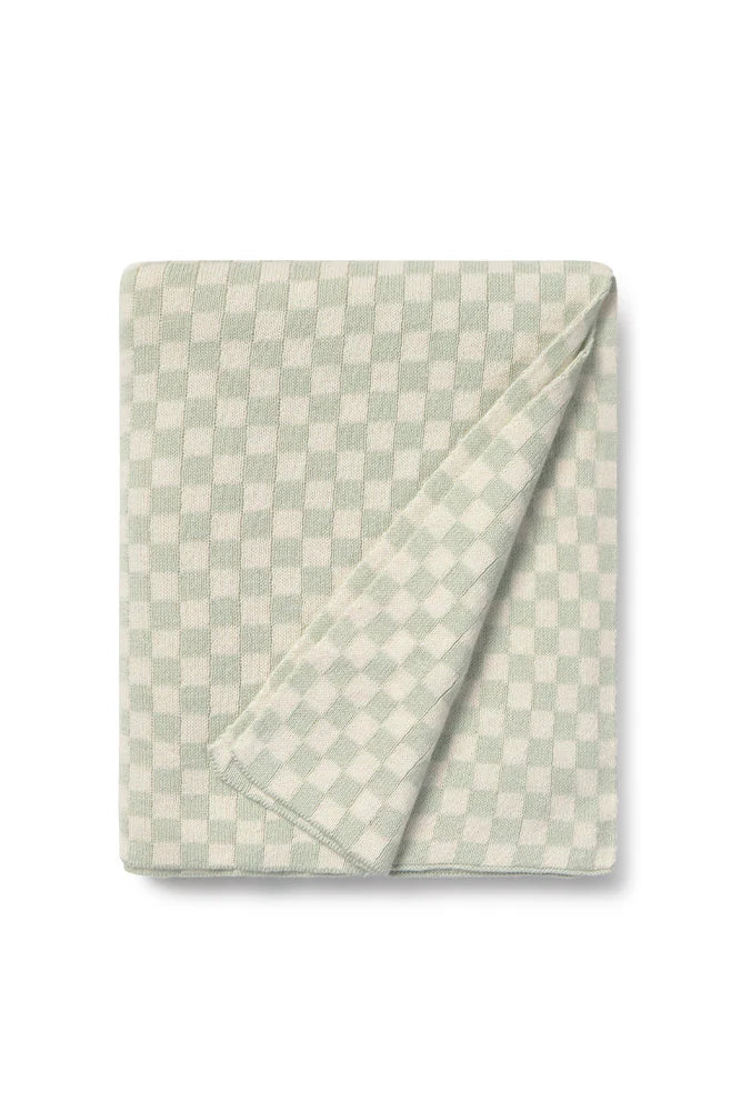 Tiles Knitted Blanket