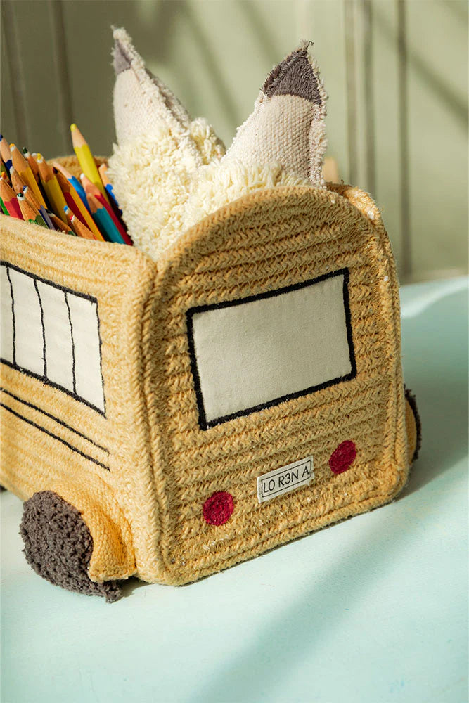 School Bus Mini Basket