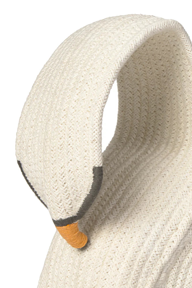 Swan Basket - White