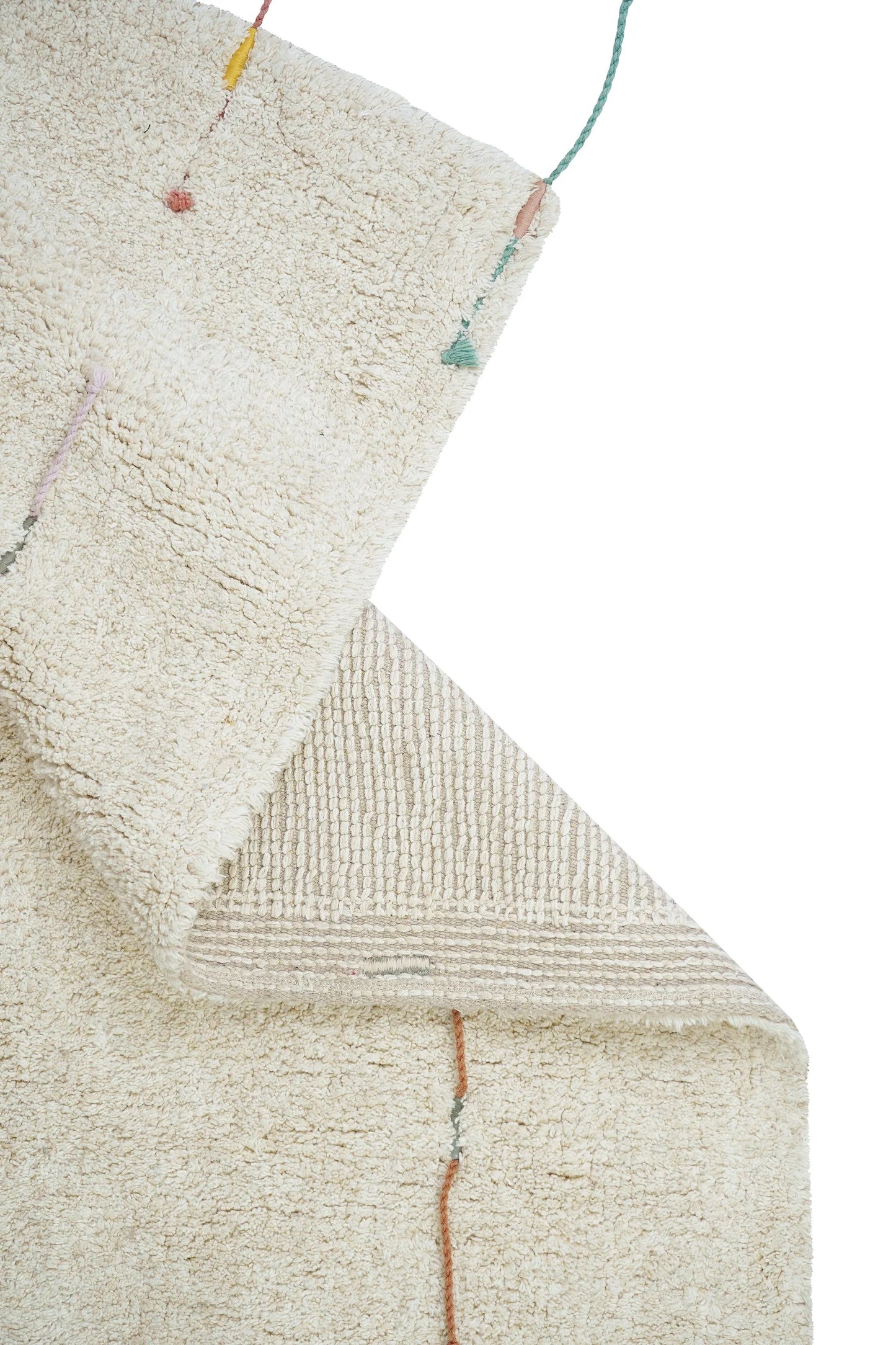 Washable Cotton Interactive Wildflower Rug