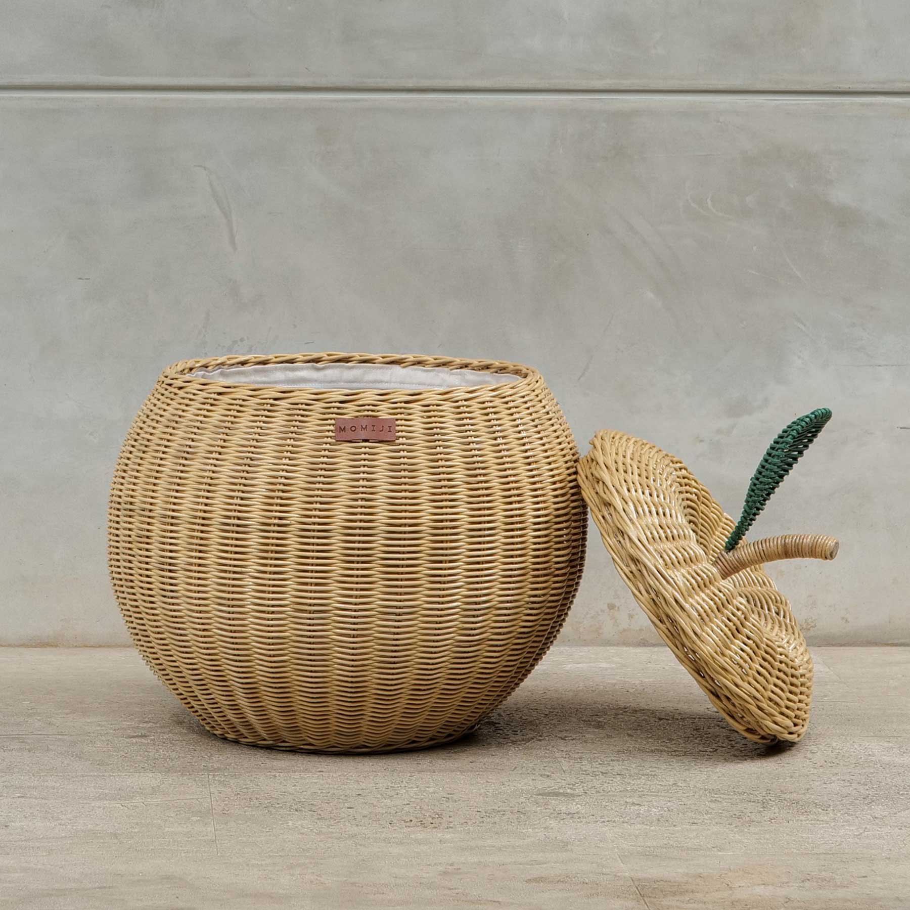 Apple Rattan Storage Basket