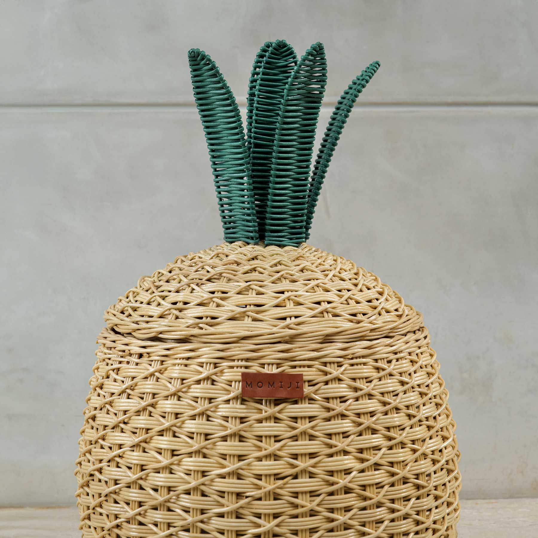 Pineapple Rattan Storage Basket