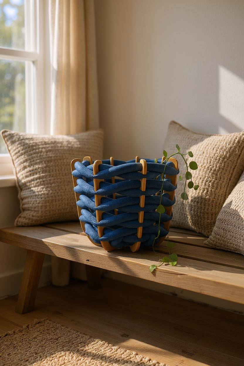 Medium Hull Basket - Blue