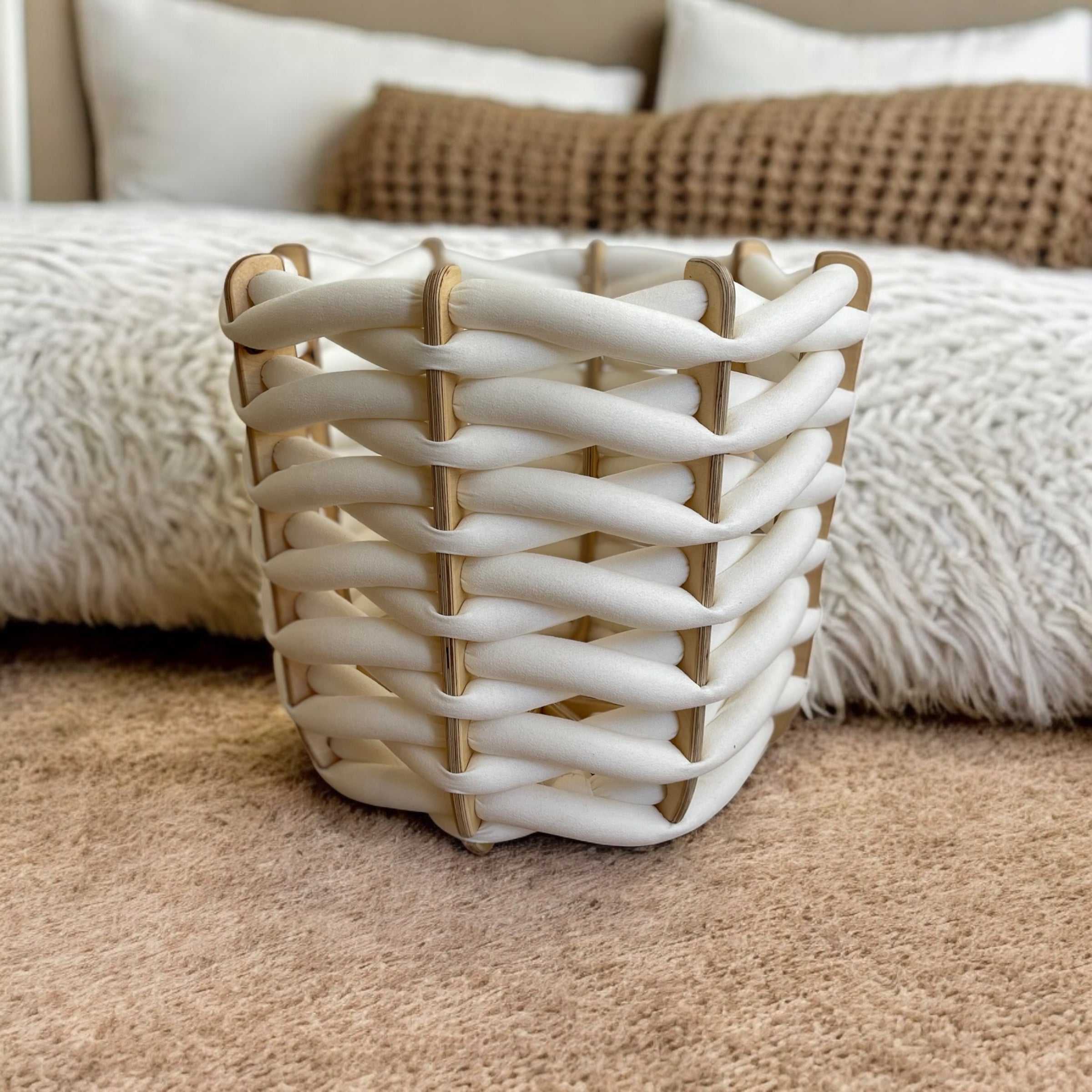 Large Hull Basket - Off White
