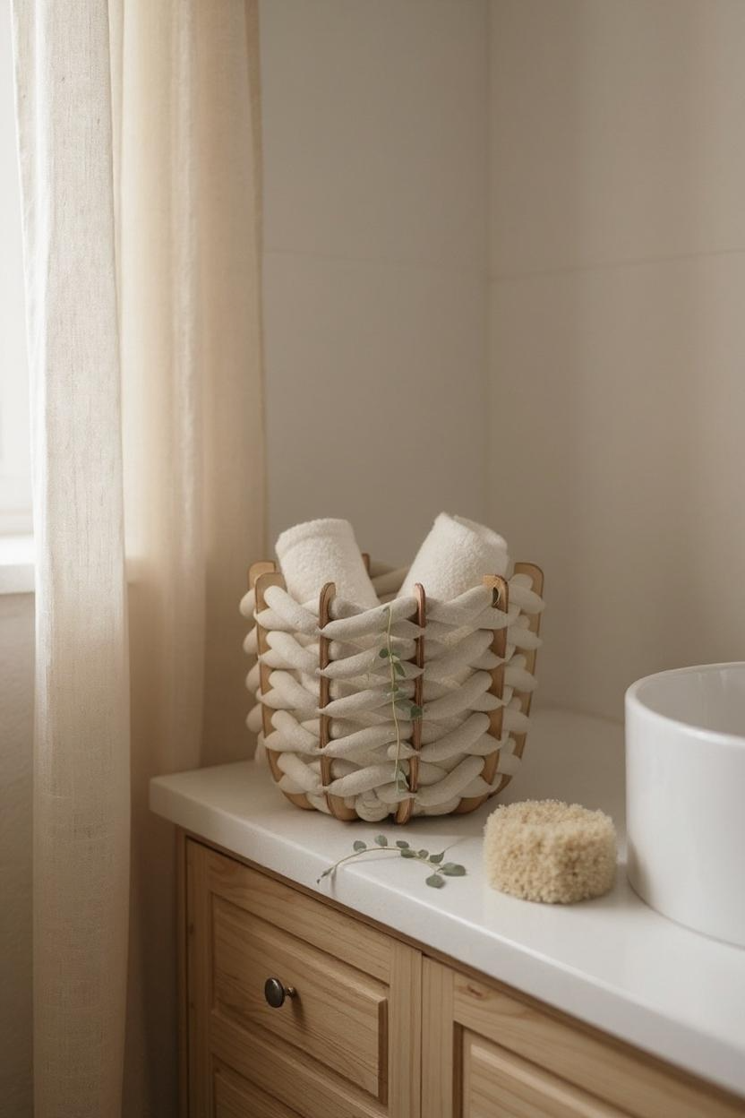 Medium Hull Basket - Off White