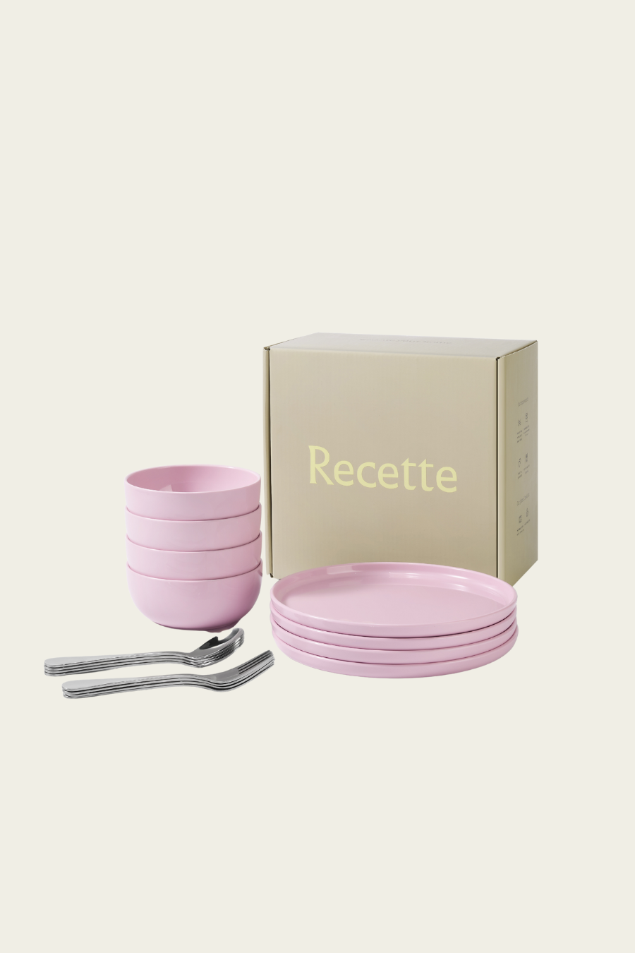 Dinnerware Set - Pink