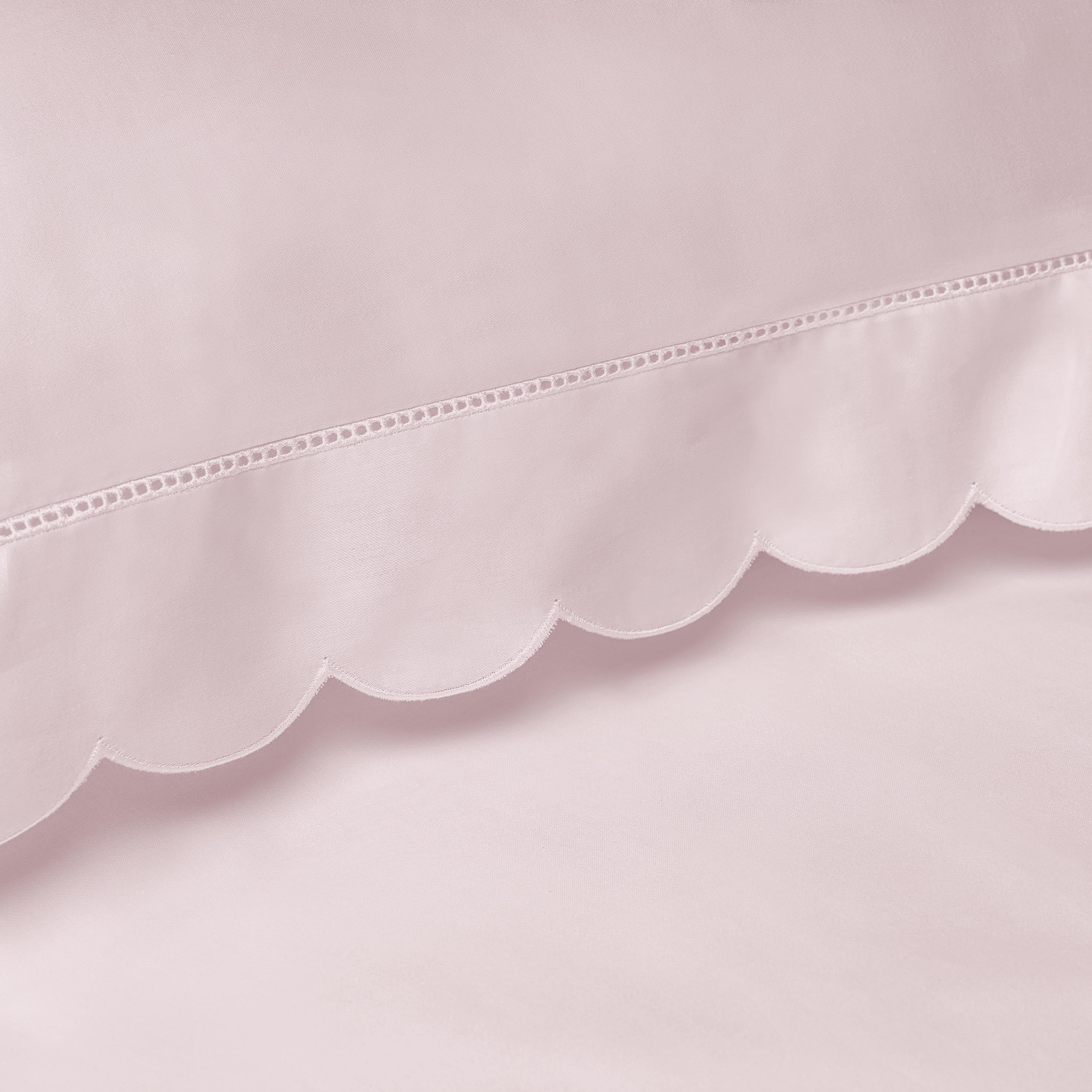 Scalloped Starlight Twin Set - Rose