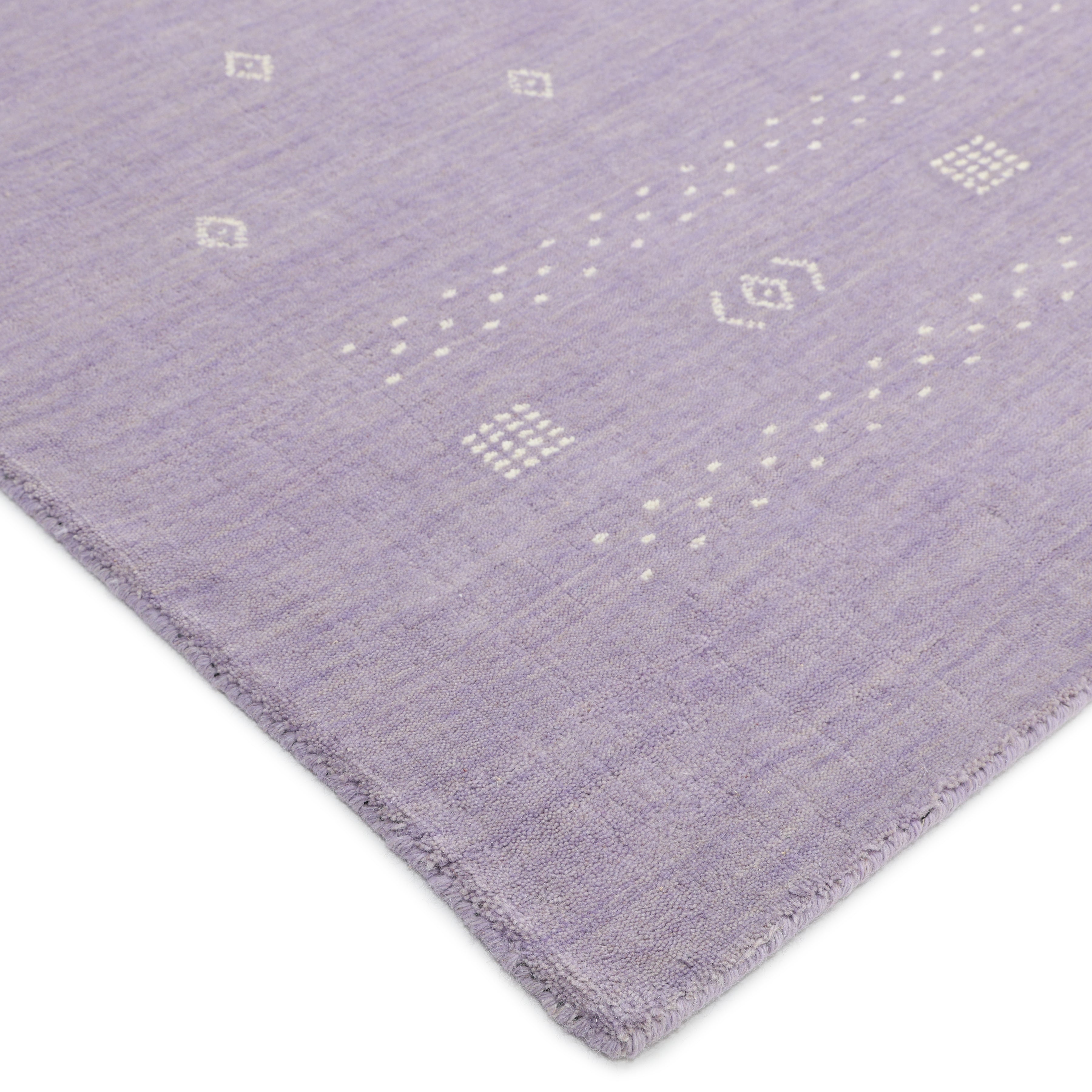 Boho Handmade Area Rug - Purple