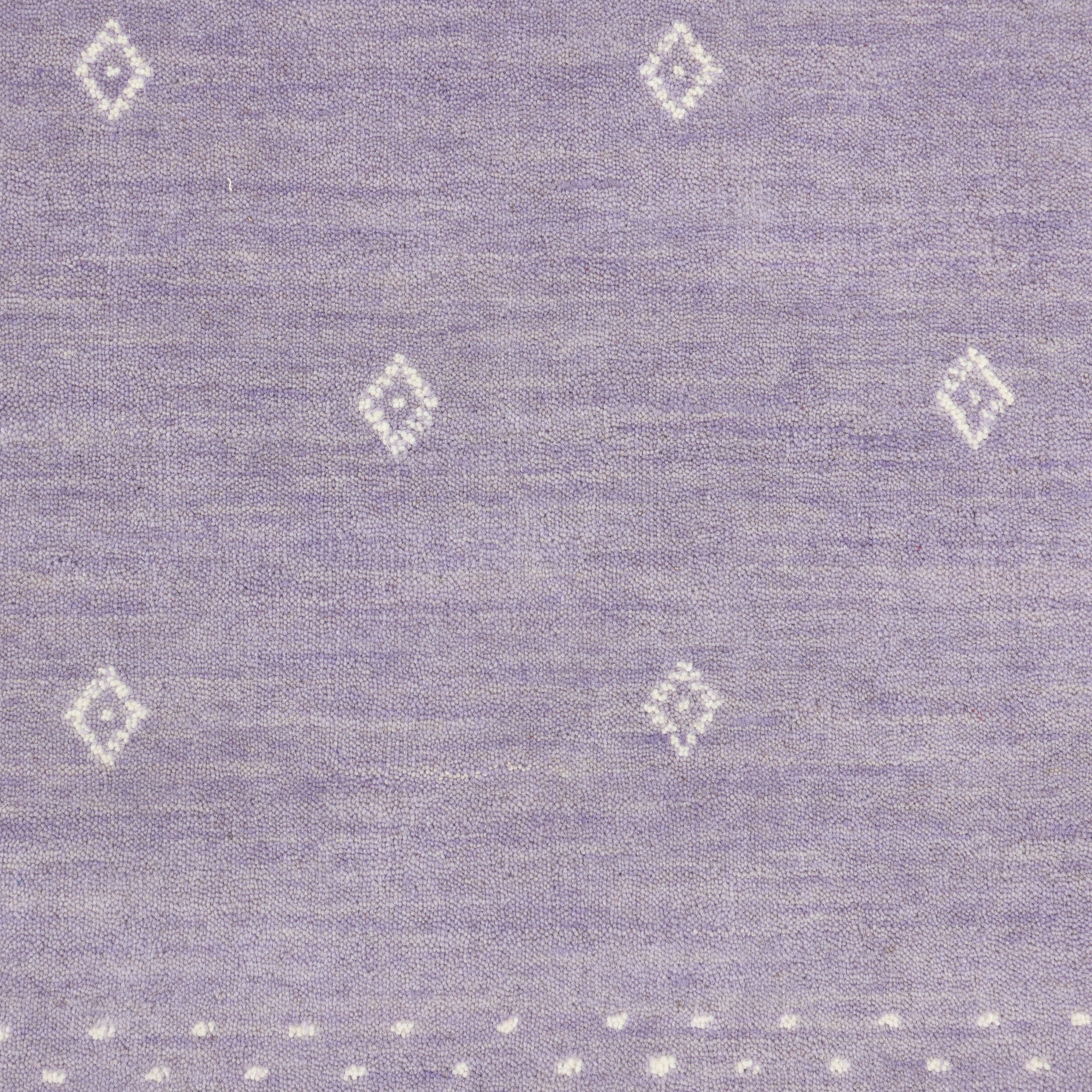 Boho Handmade Area Rug - Purple
