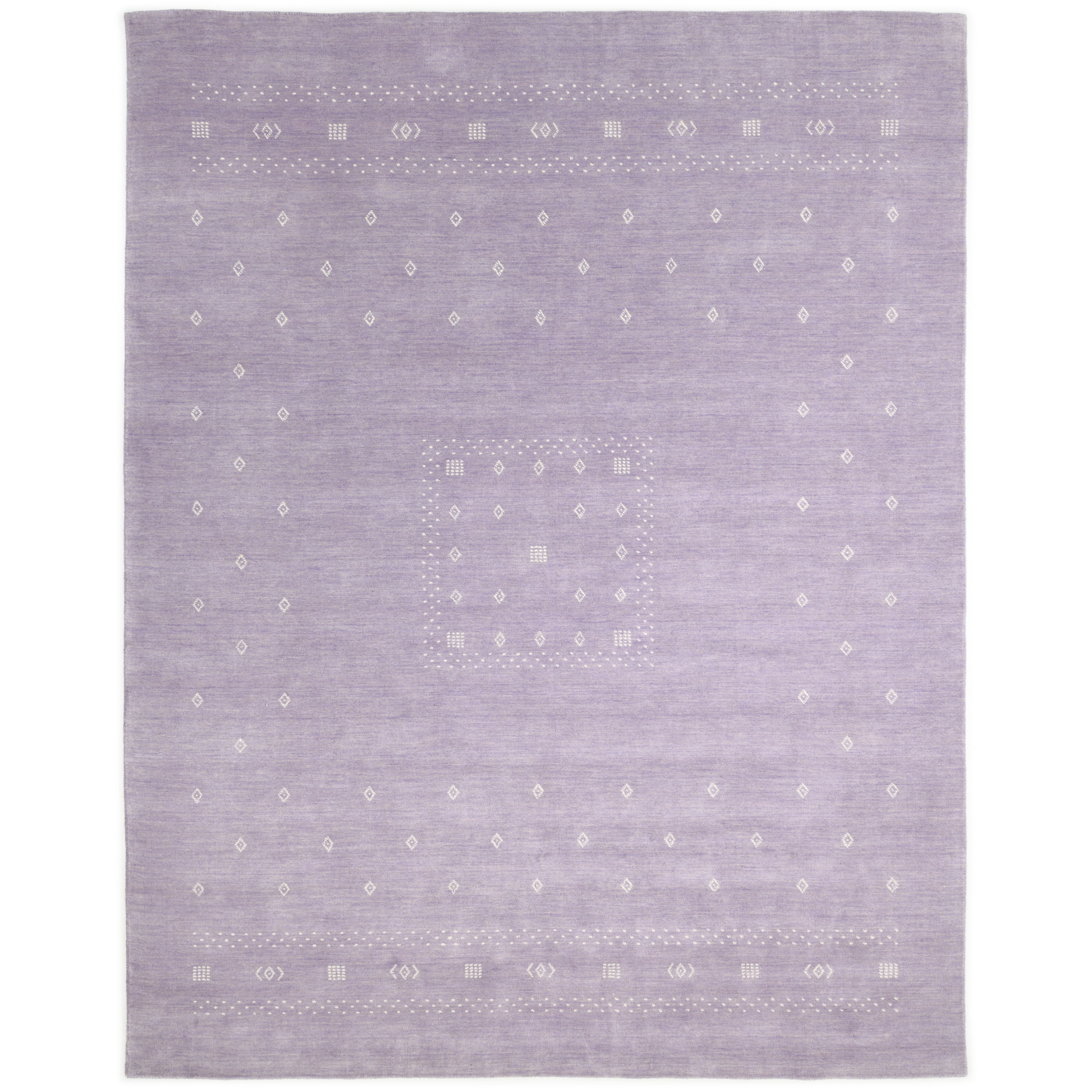 Boho Handmade Area Rug - Purple