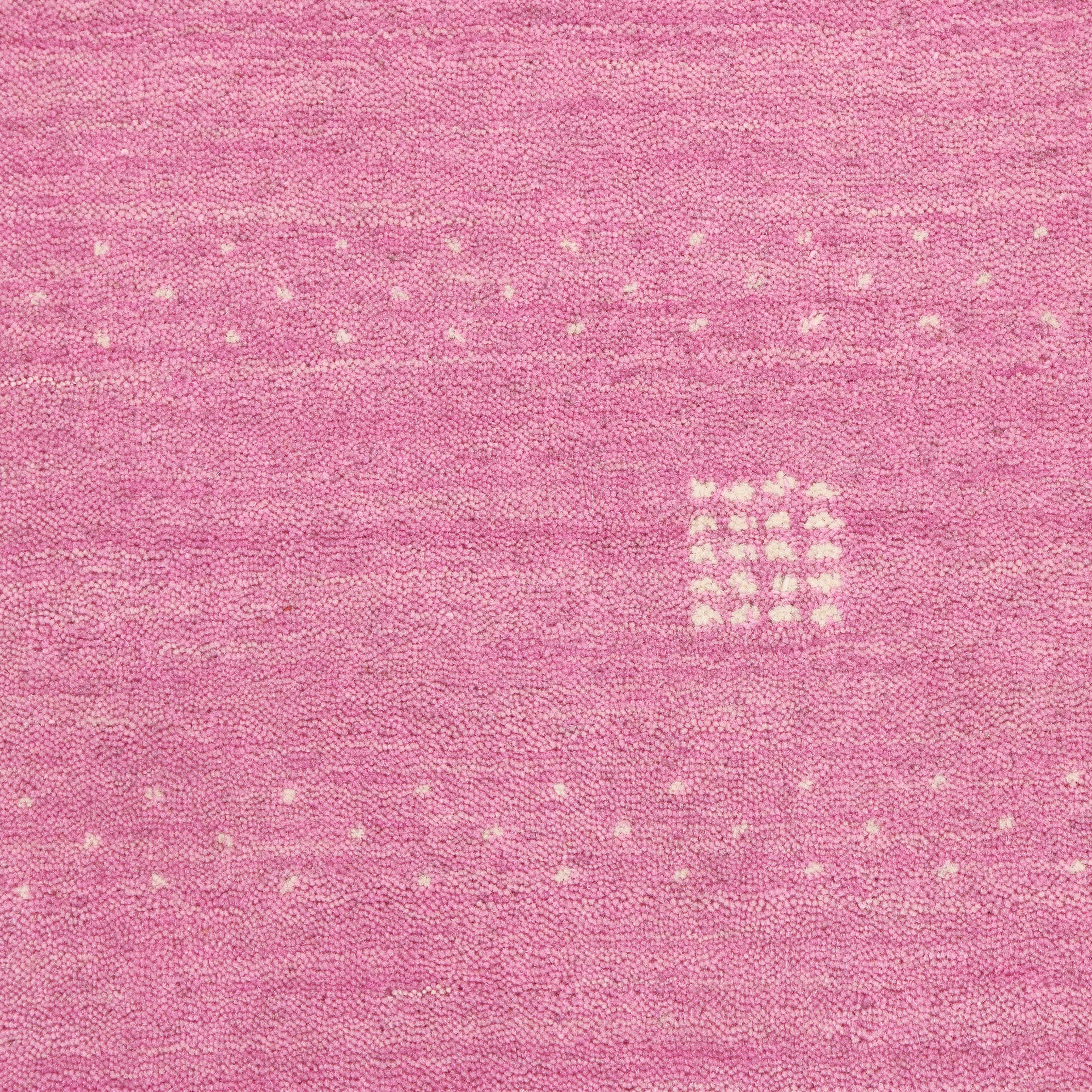 Boho Handmade Area Rug - Pink