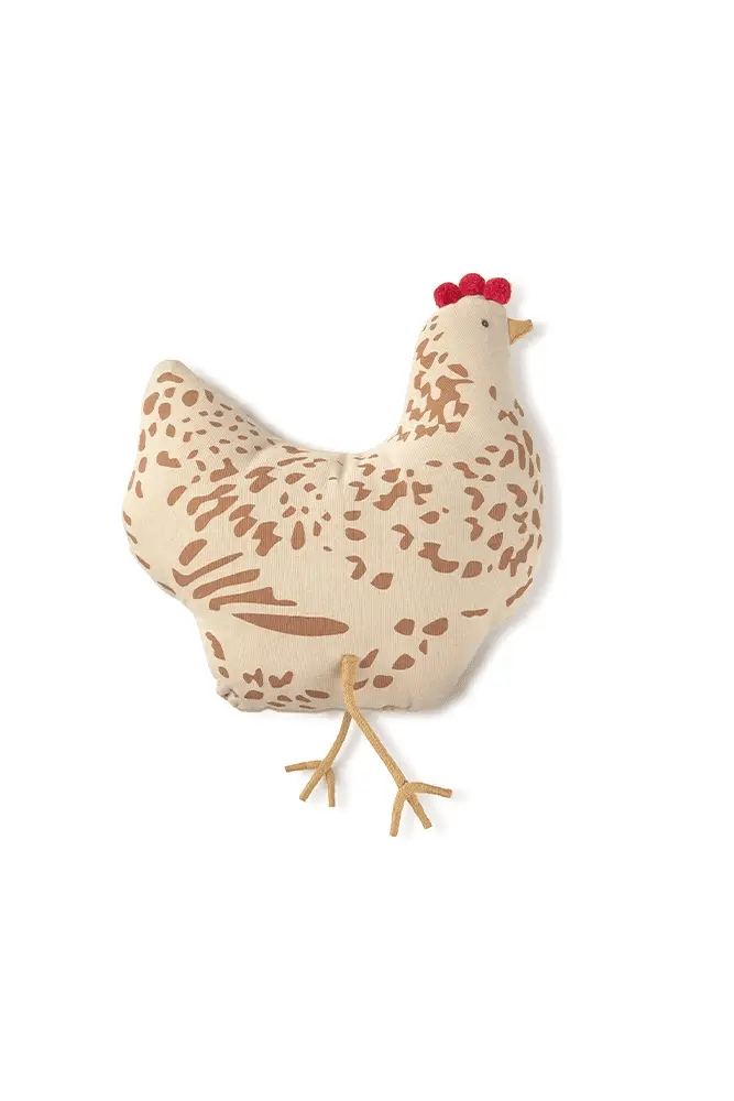 Chicken Cushion - White