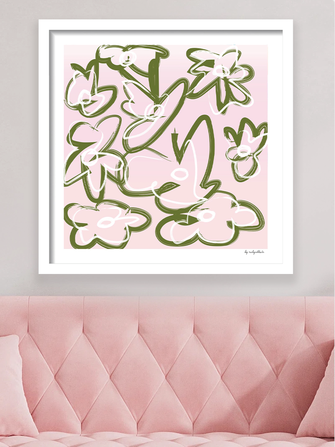 Sunset Bloom Fine Art Print - Pink