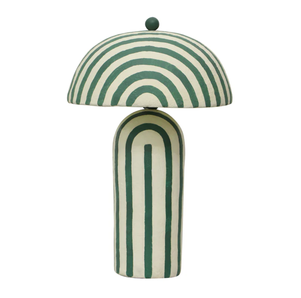 Striped Table Lamp