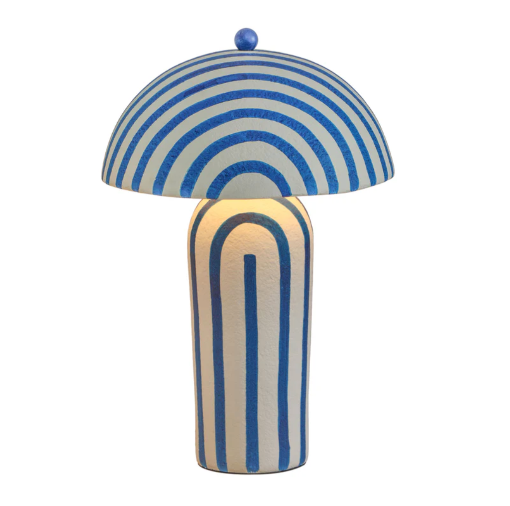 Striped Table Lamp