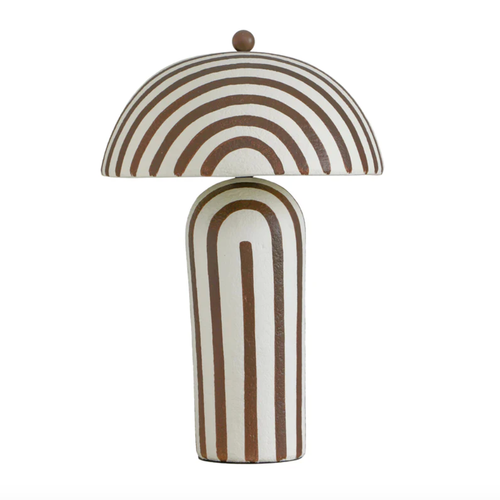 Striped Table Lamp