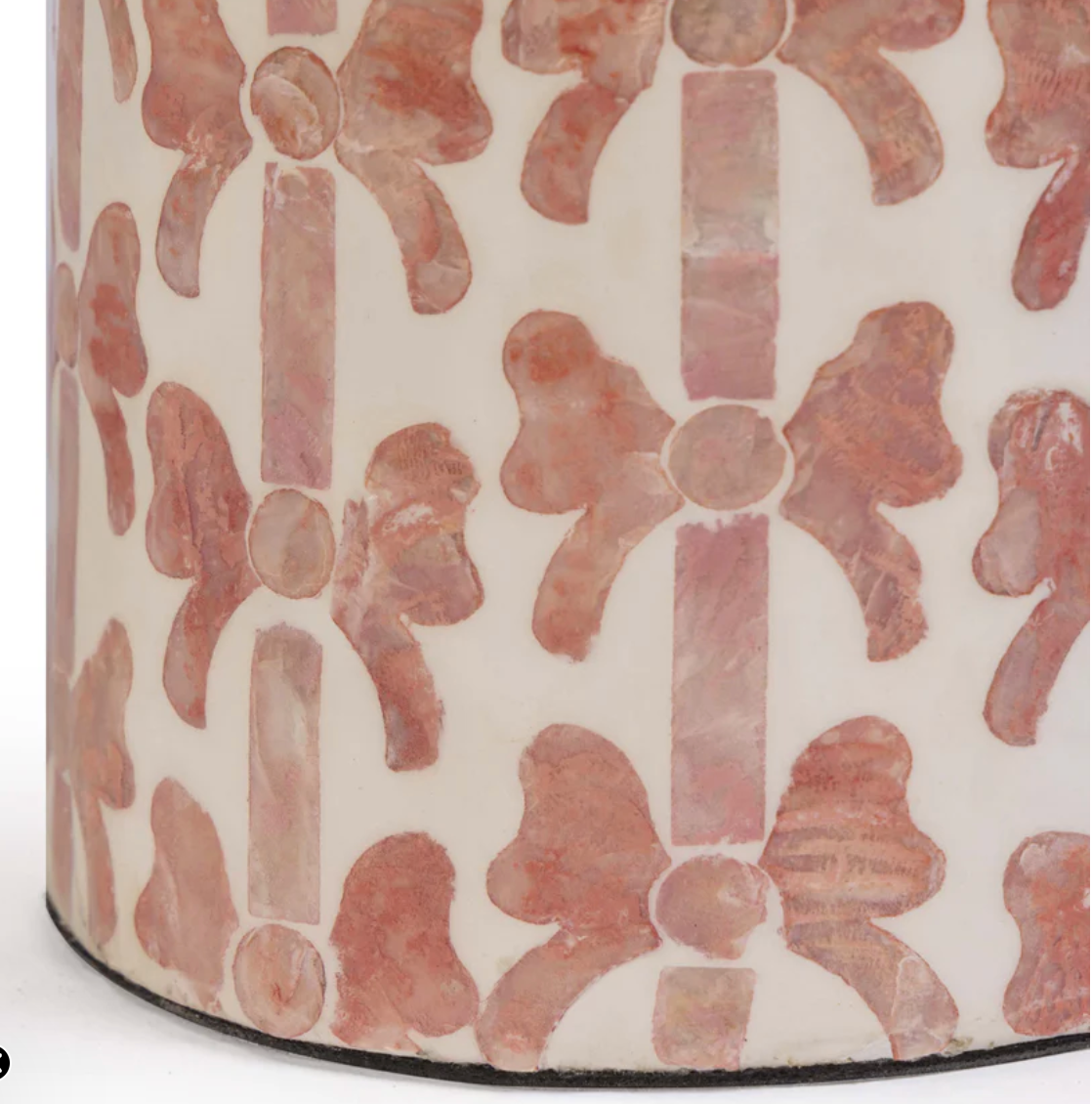 Lassy Pink Bow Table Lamp